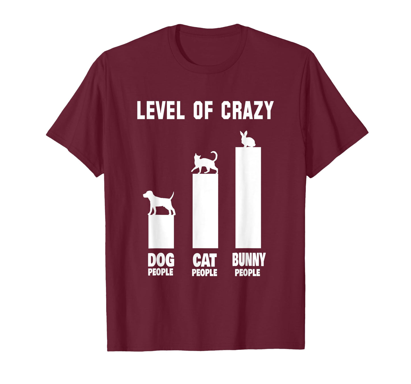 Bunny Outfit Rabbit Owners Level Of Crazy Bunny People T-Shirt
