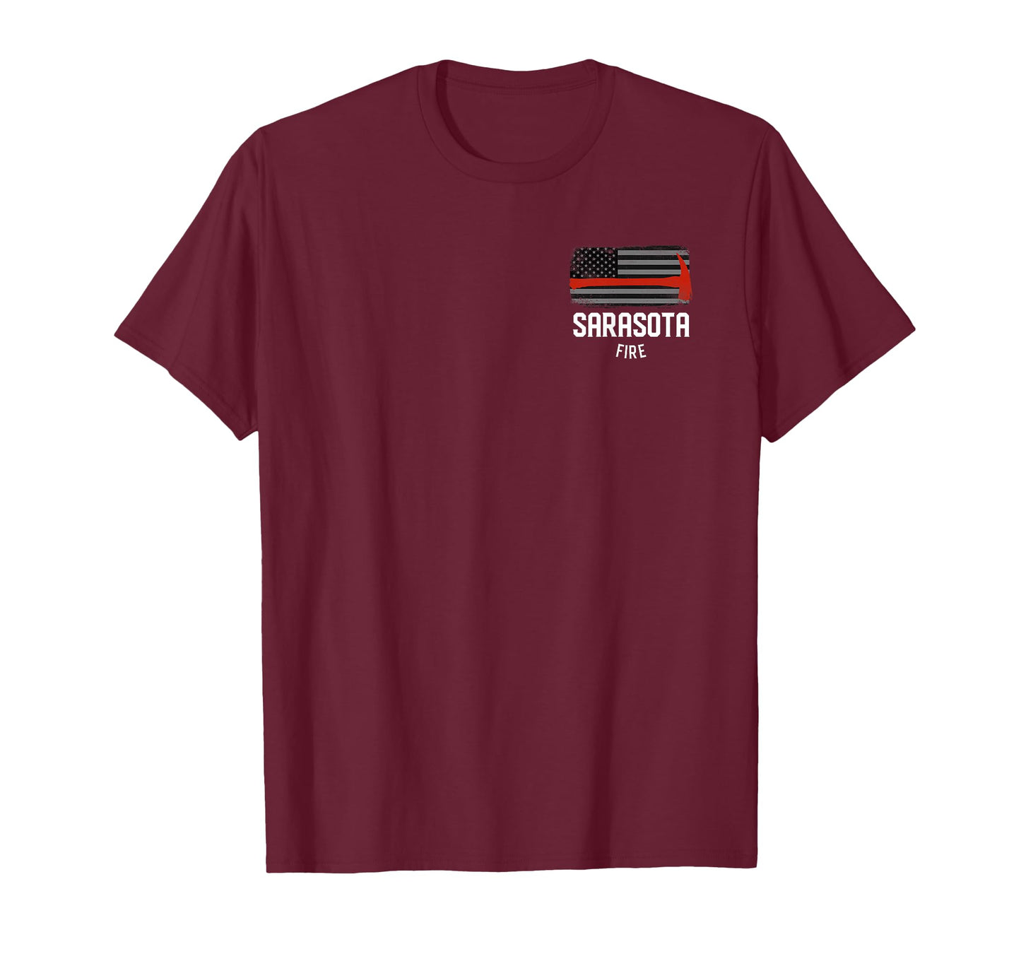 Sarasota Florida Fire Rescue Department Firefighter Duty T-Shirt