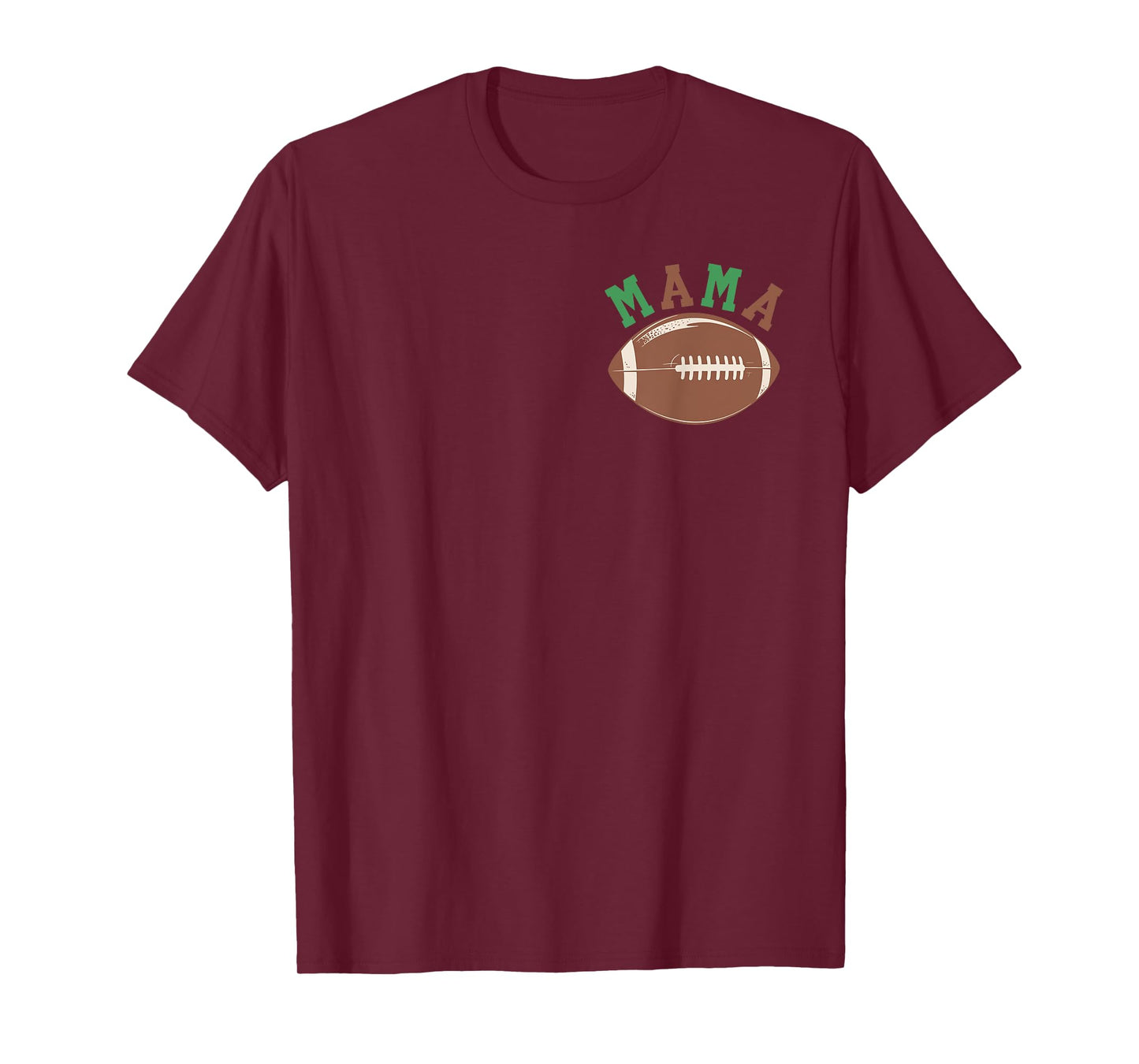 Mama of the 1 Year old Football 1st Year Down Birthday Party T-Shirt