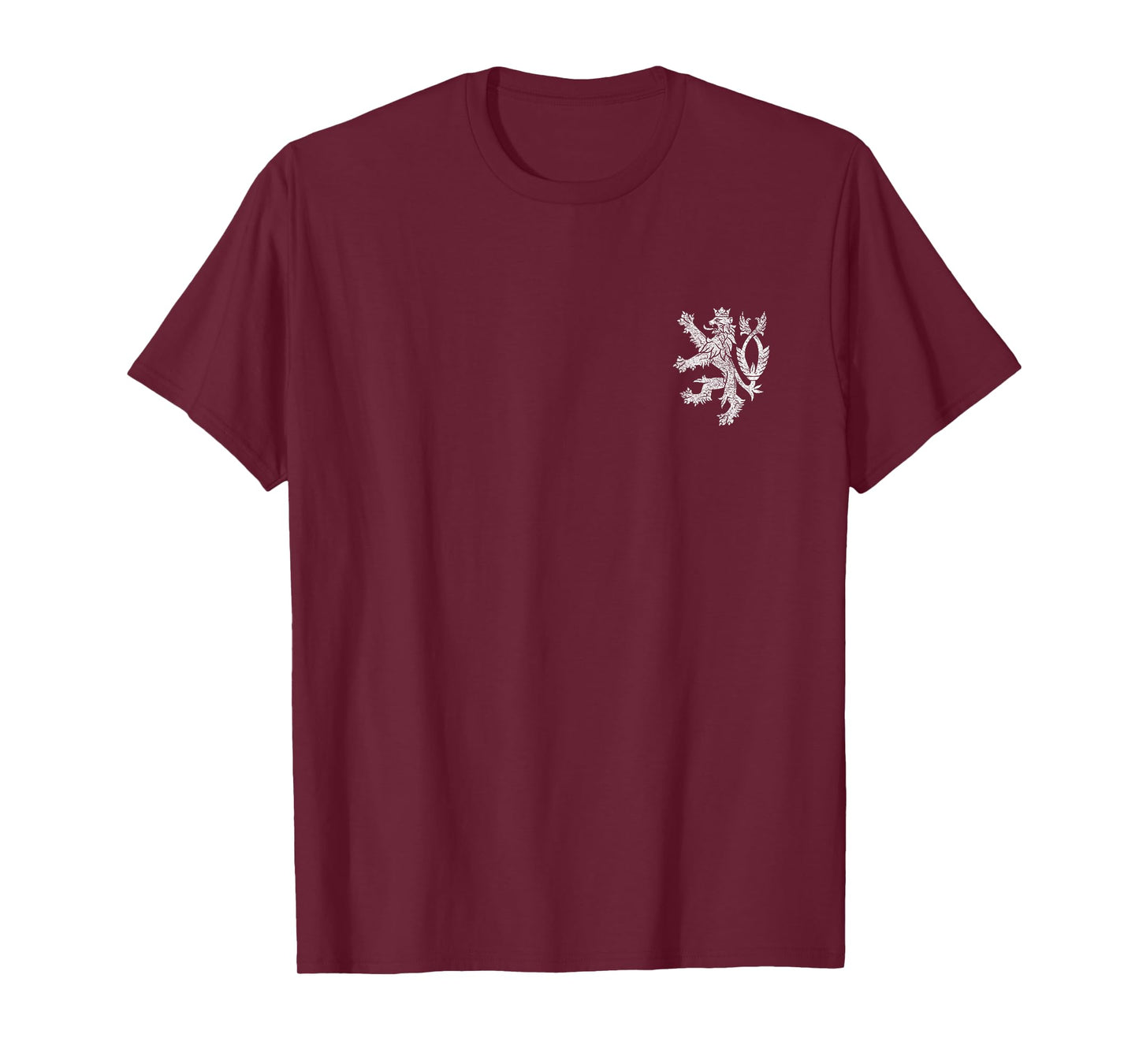 Czech Republic Coat of Arms Double Tailed Lion Flag T-Shirt