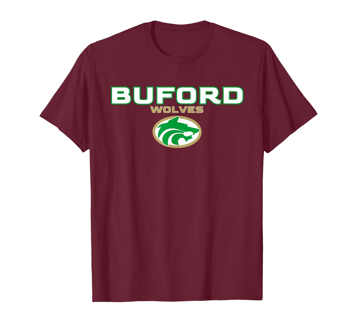 Buford High School Wolves Stacked T-Shirt