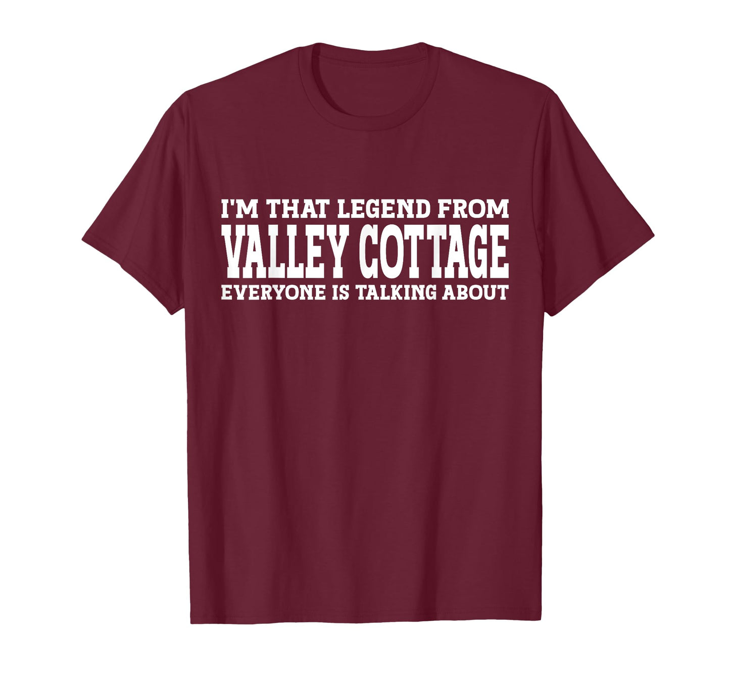 Valley Cottage Hometown NY New York City Valley Cottage T-Shirt