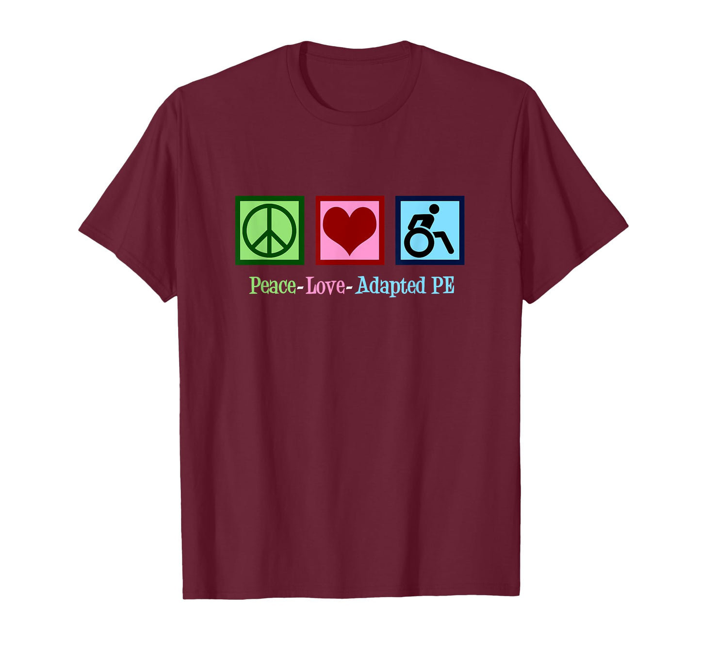 Peace Love Adapted PE T-Shirt