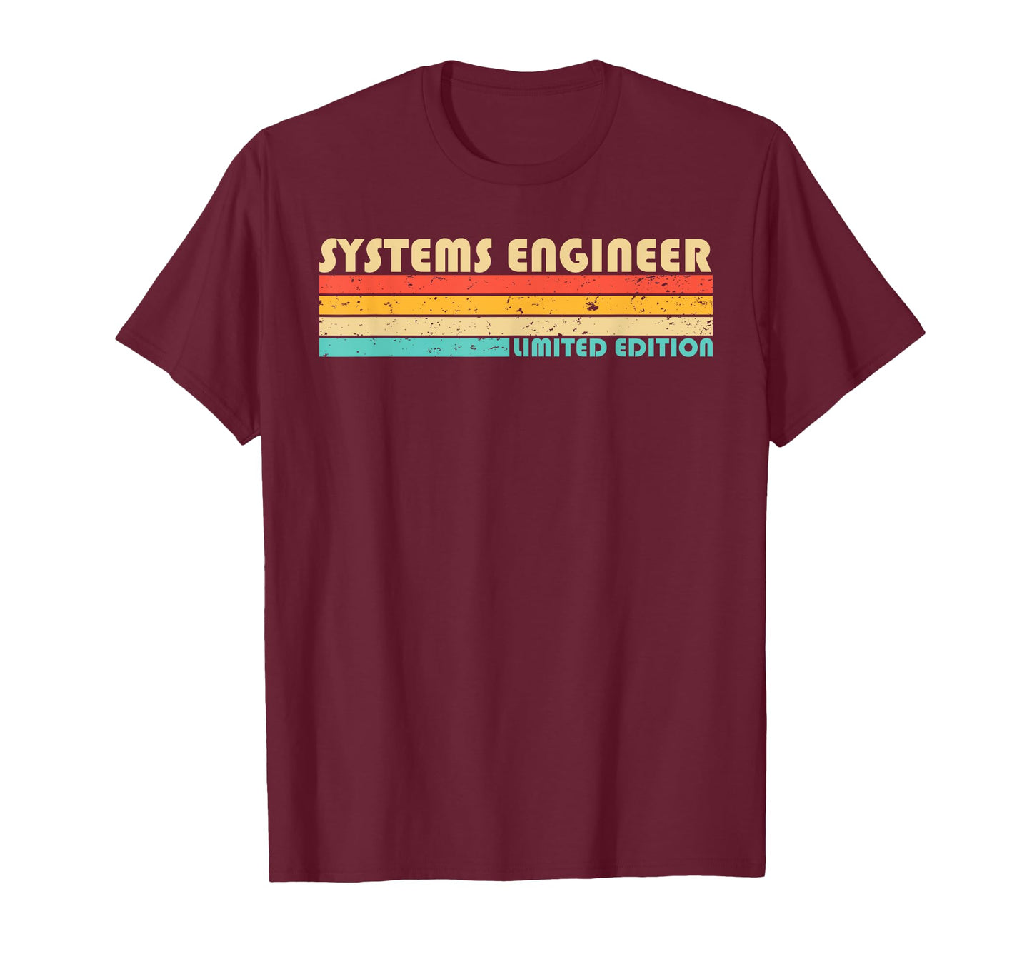 SYSTEMS ENGINEER Funny Job Title Profession Birthday Worker T-Shirt