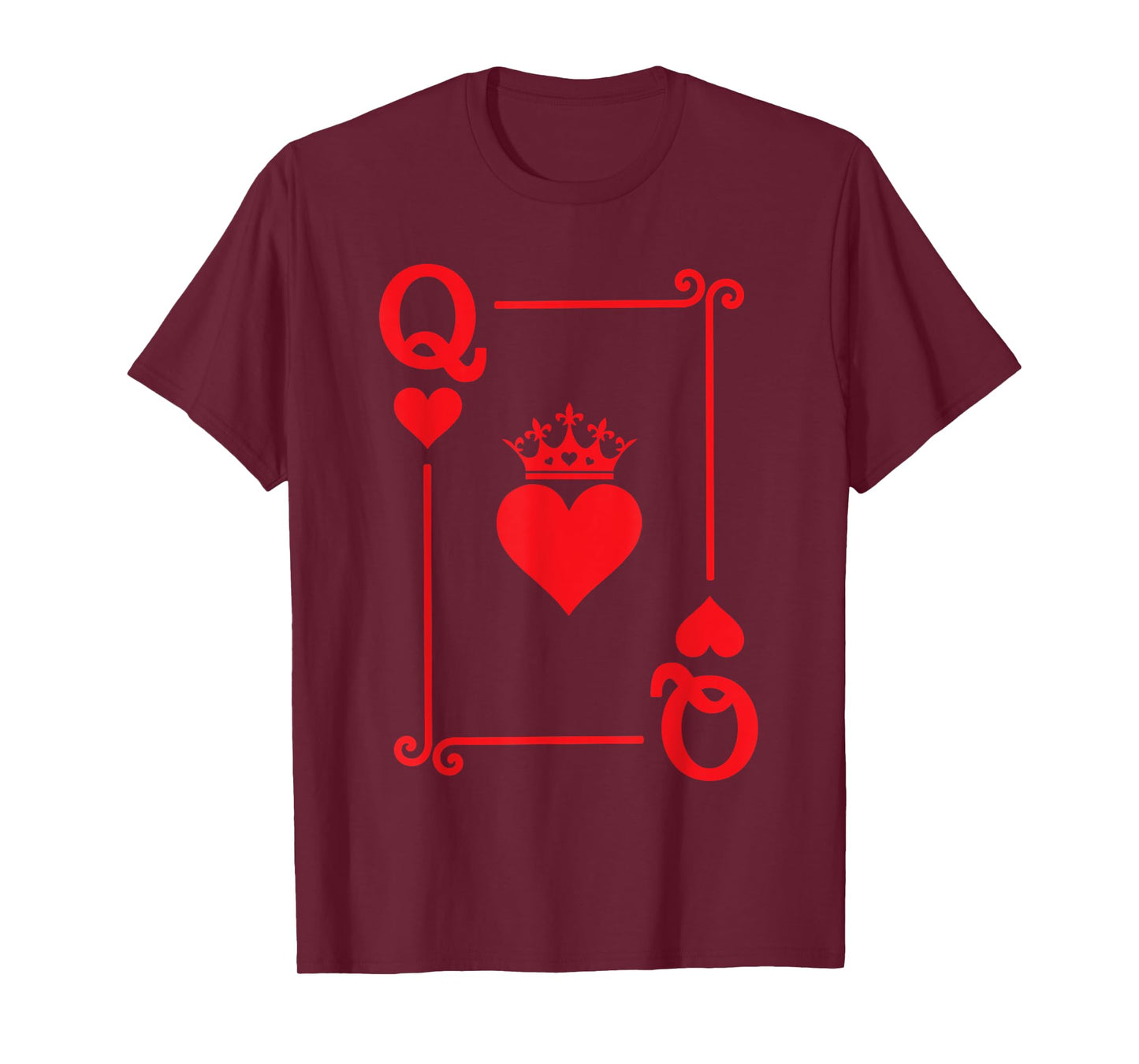 Queen Hearts Card Costume - Playing Cards - Queen of Hearts T-Shirt