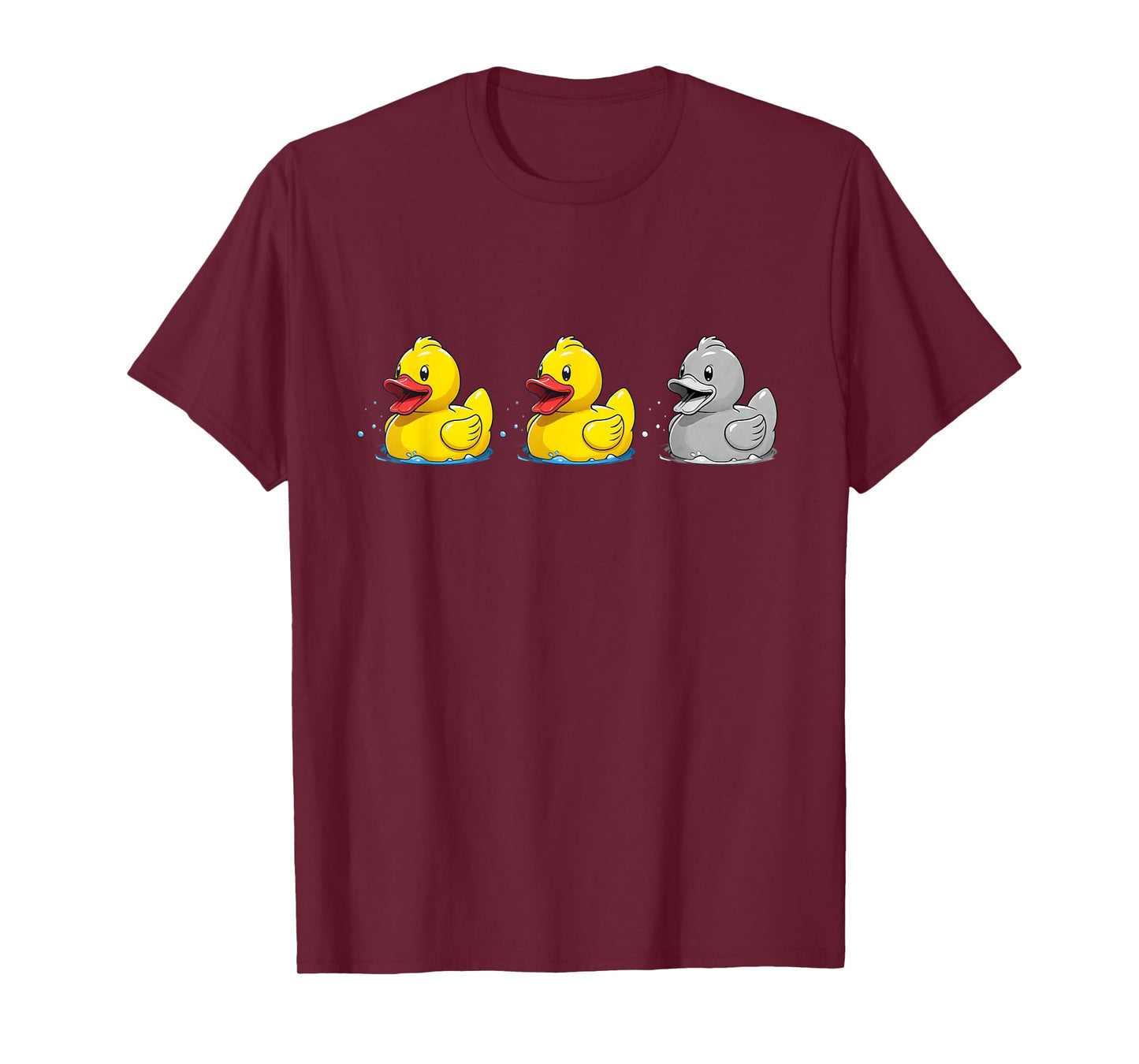 Duck Duck Grey Duck Funny Minnesota Joke Rubber Duck Lovers T-Shirt