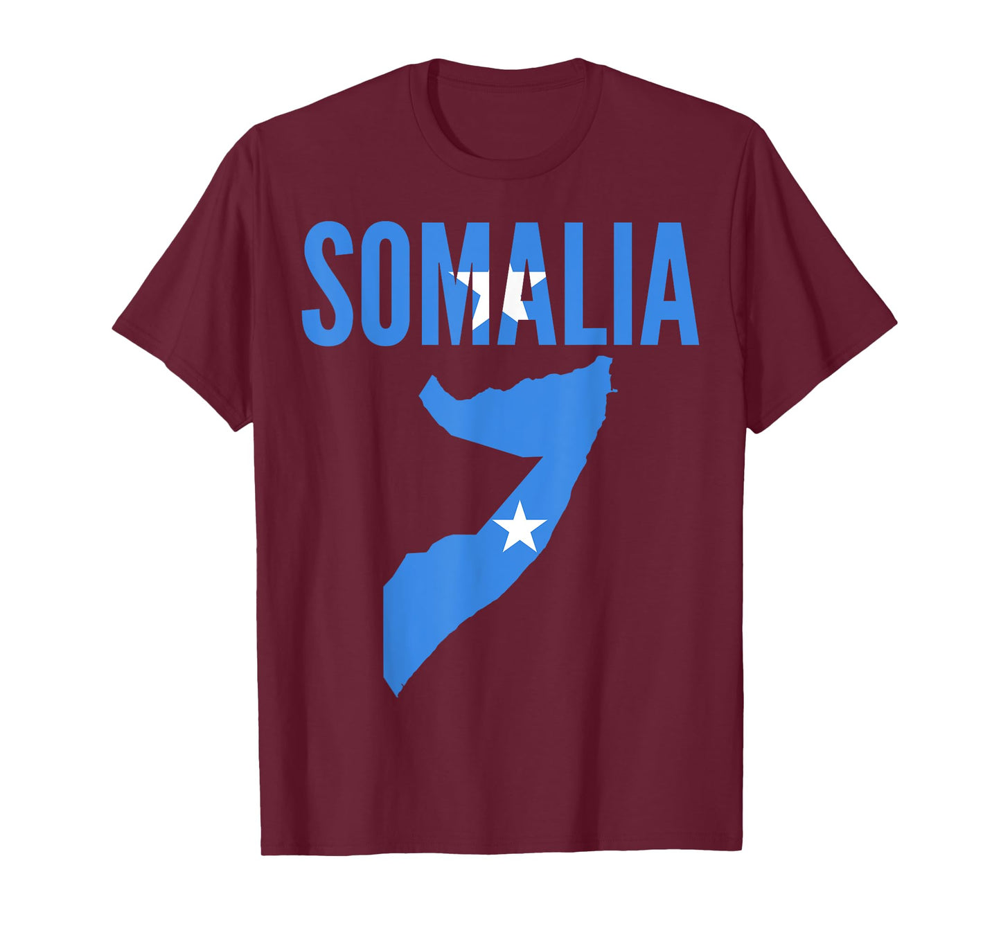 Somali - Somalia Country Map Flag T-Shirt