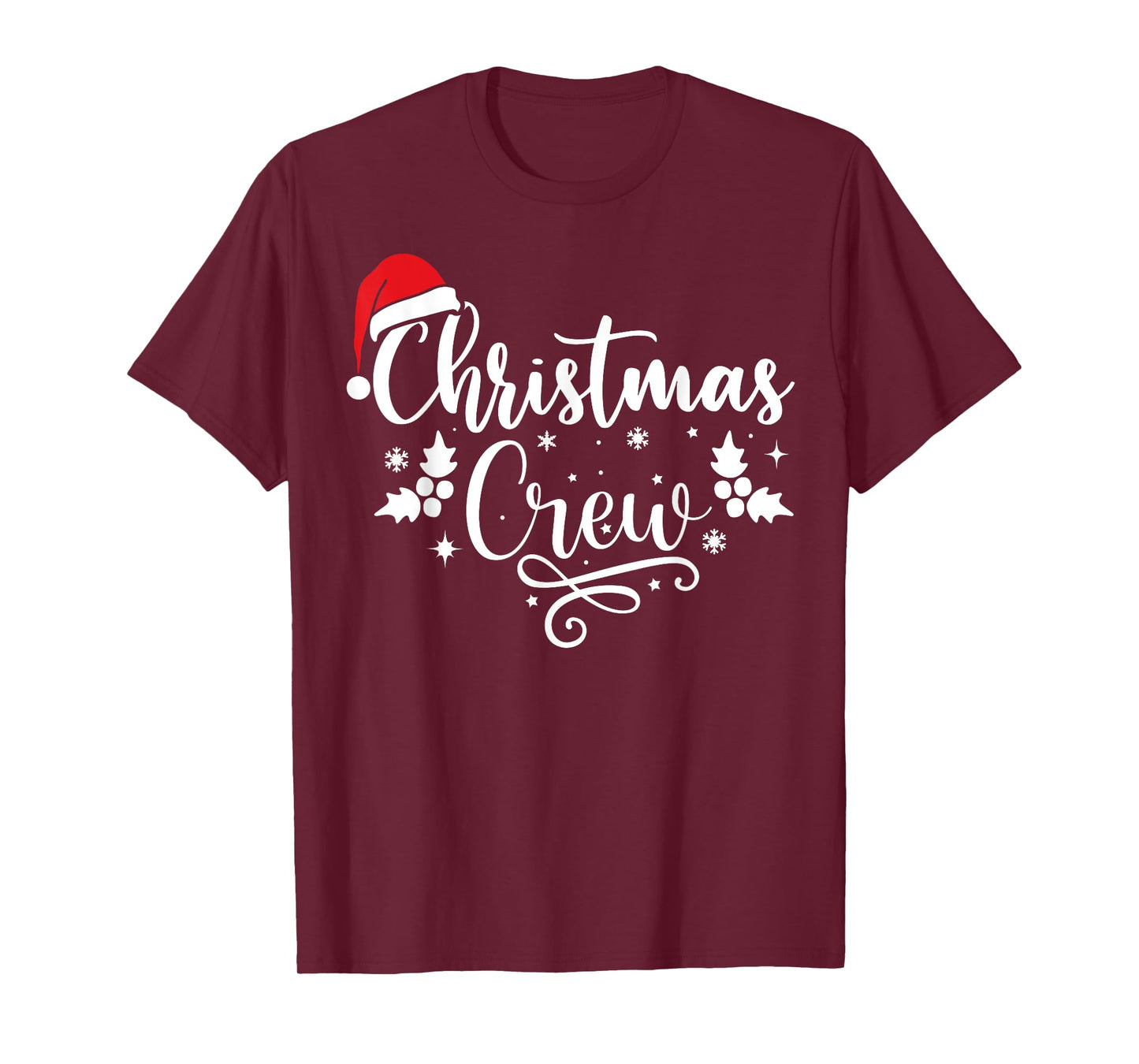 Christmas Crew Family Group Matching Christmas Pajama Party T-Shirt