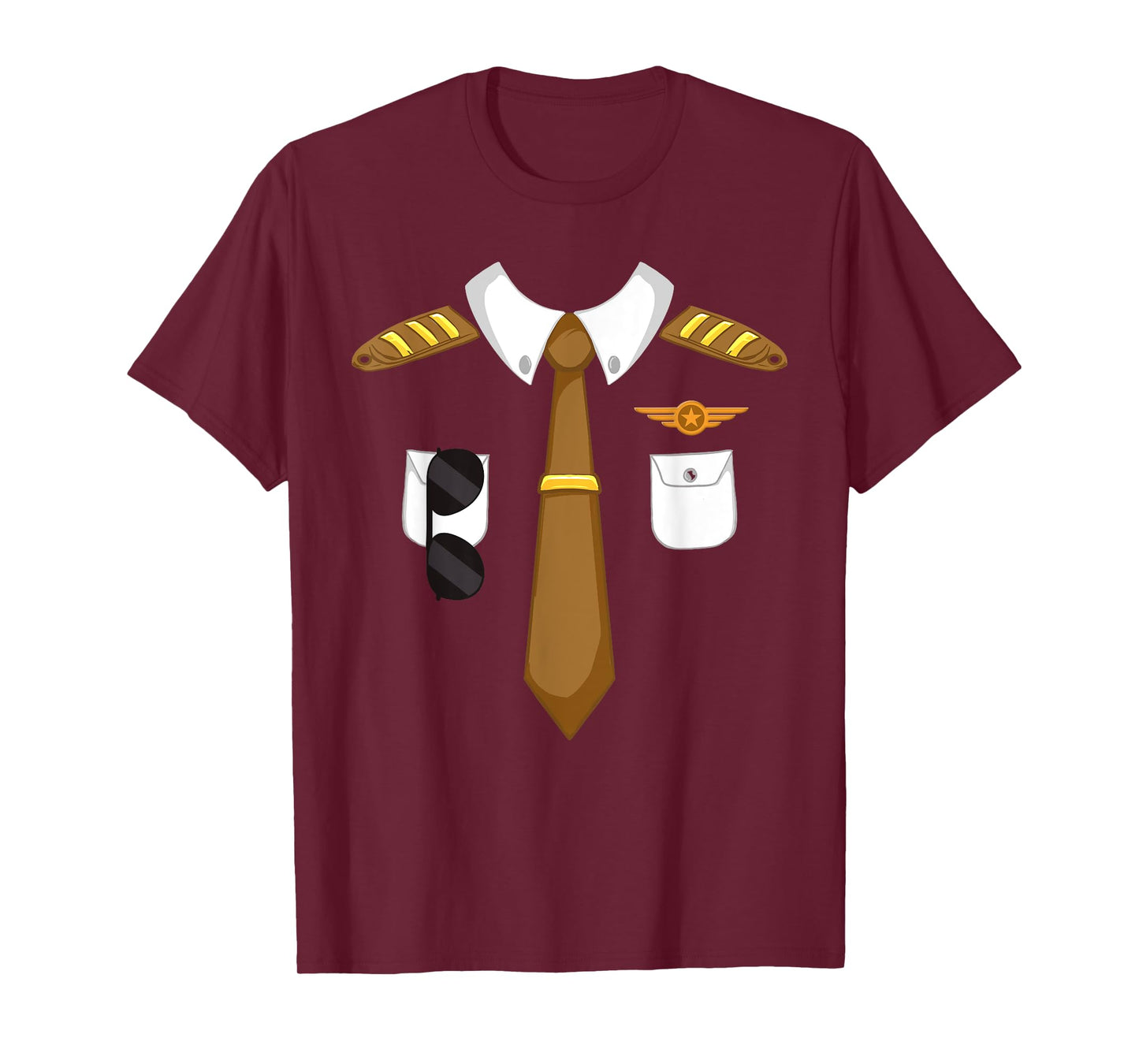 Airline Pilot Costume - Aviation Airplane Aircraft Lover T-Shirt