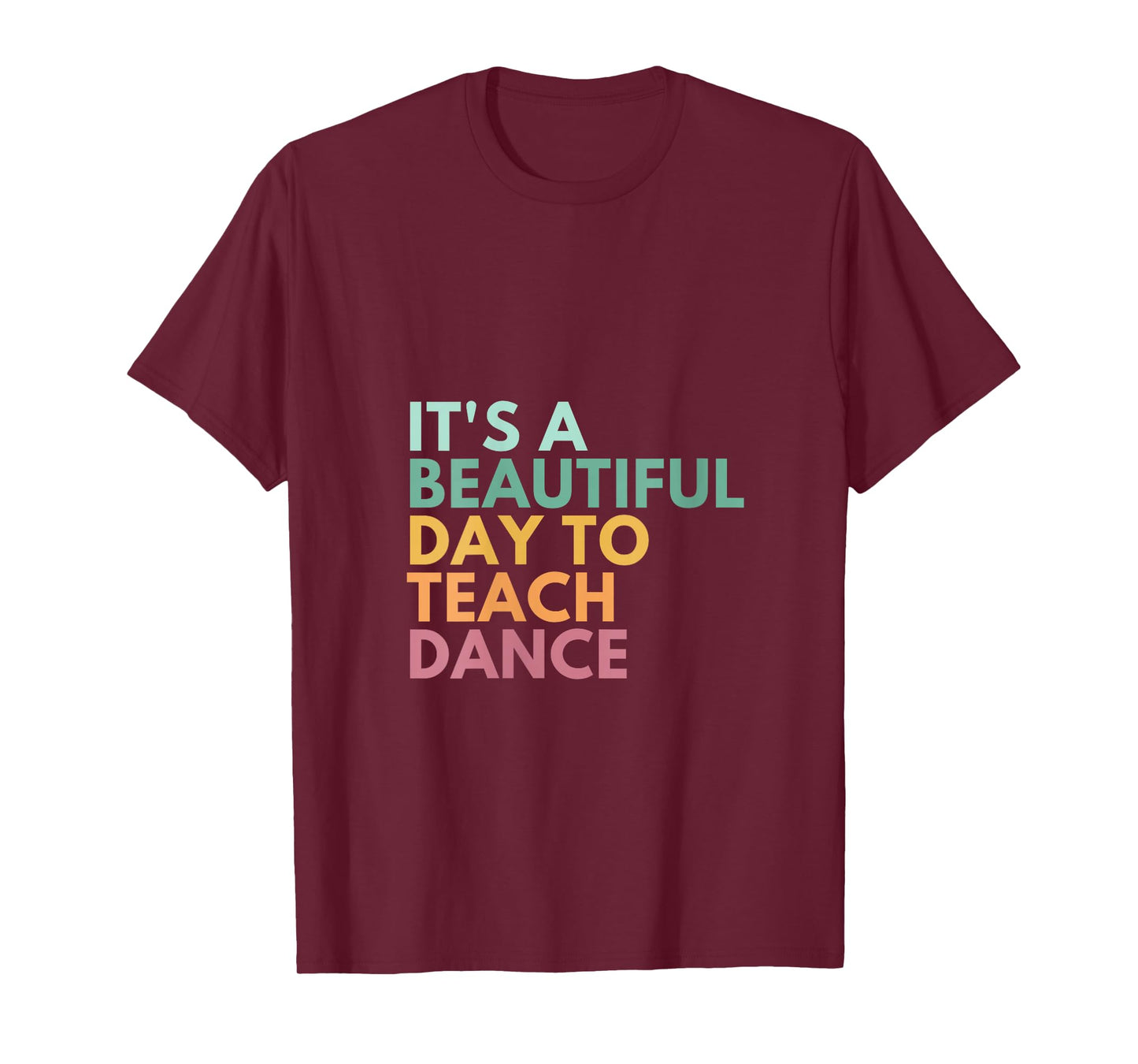 Womens It's A Beautiful Day To Teach Dance V-Neck T-Shirt