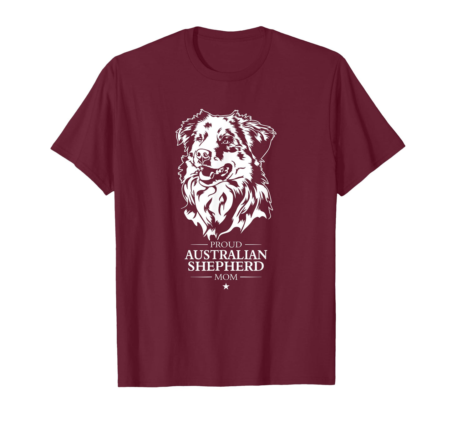 Proud Australian Shepherd Mom Aussie Funny Dog Owners T-Shirt