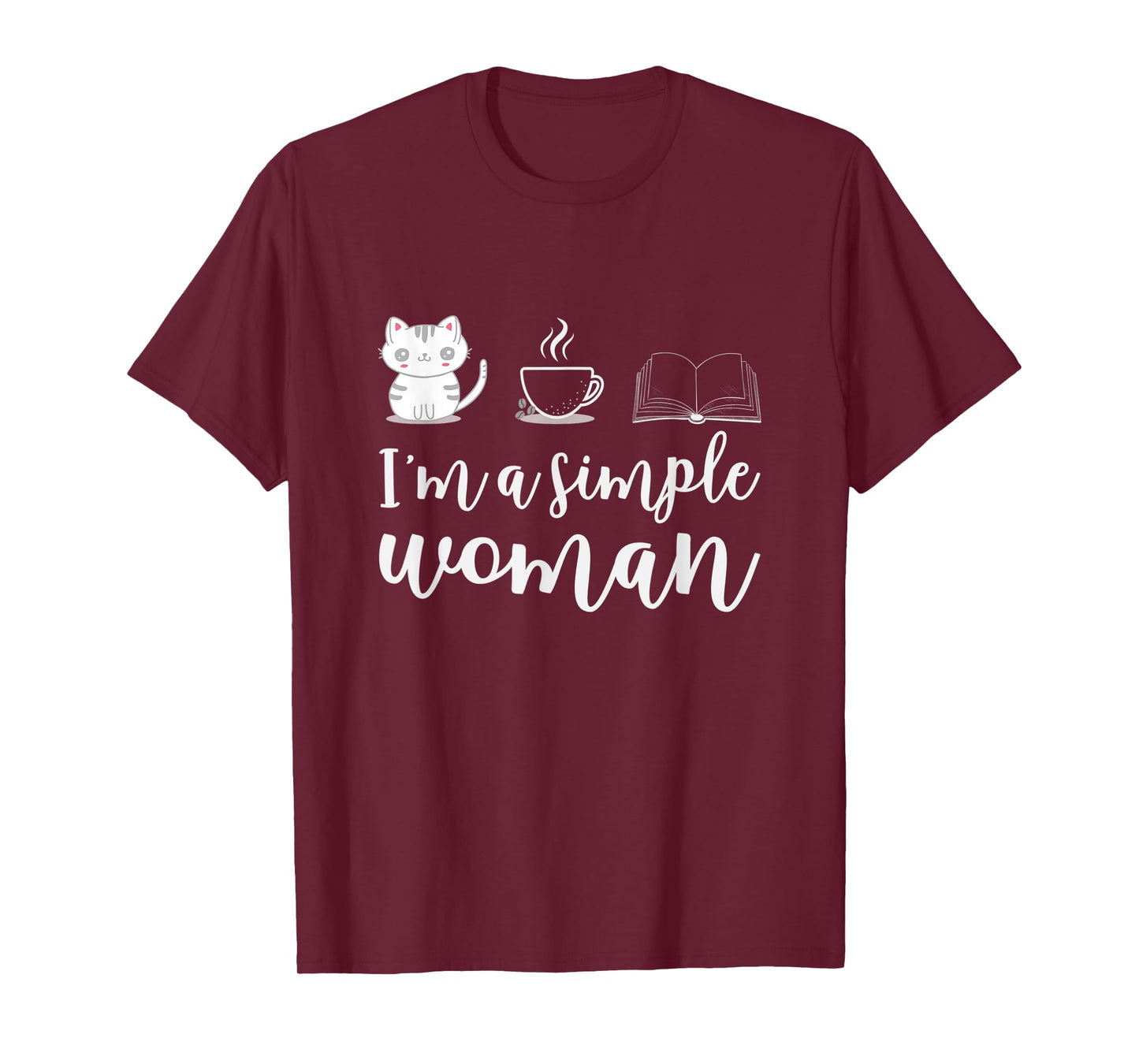 Im A Simple Woman Cat T-Shirt