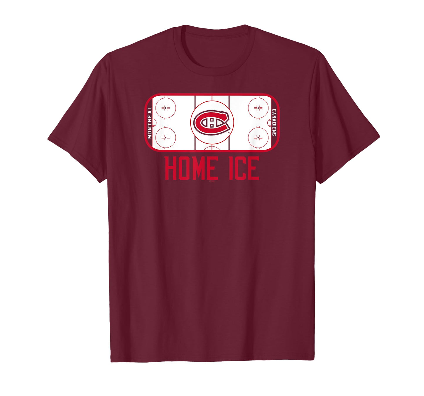 Montreal Canadiens Home Ice Royal Officially Licensed T-Shirt
