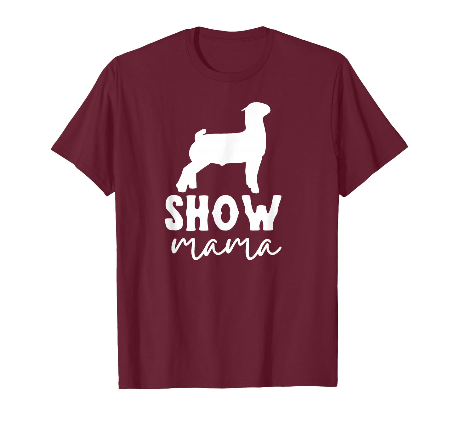 goat show mom goat Boer show mama T-Shirt