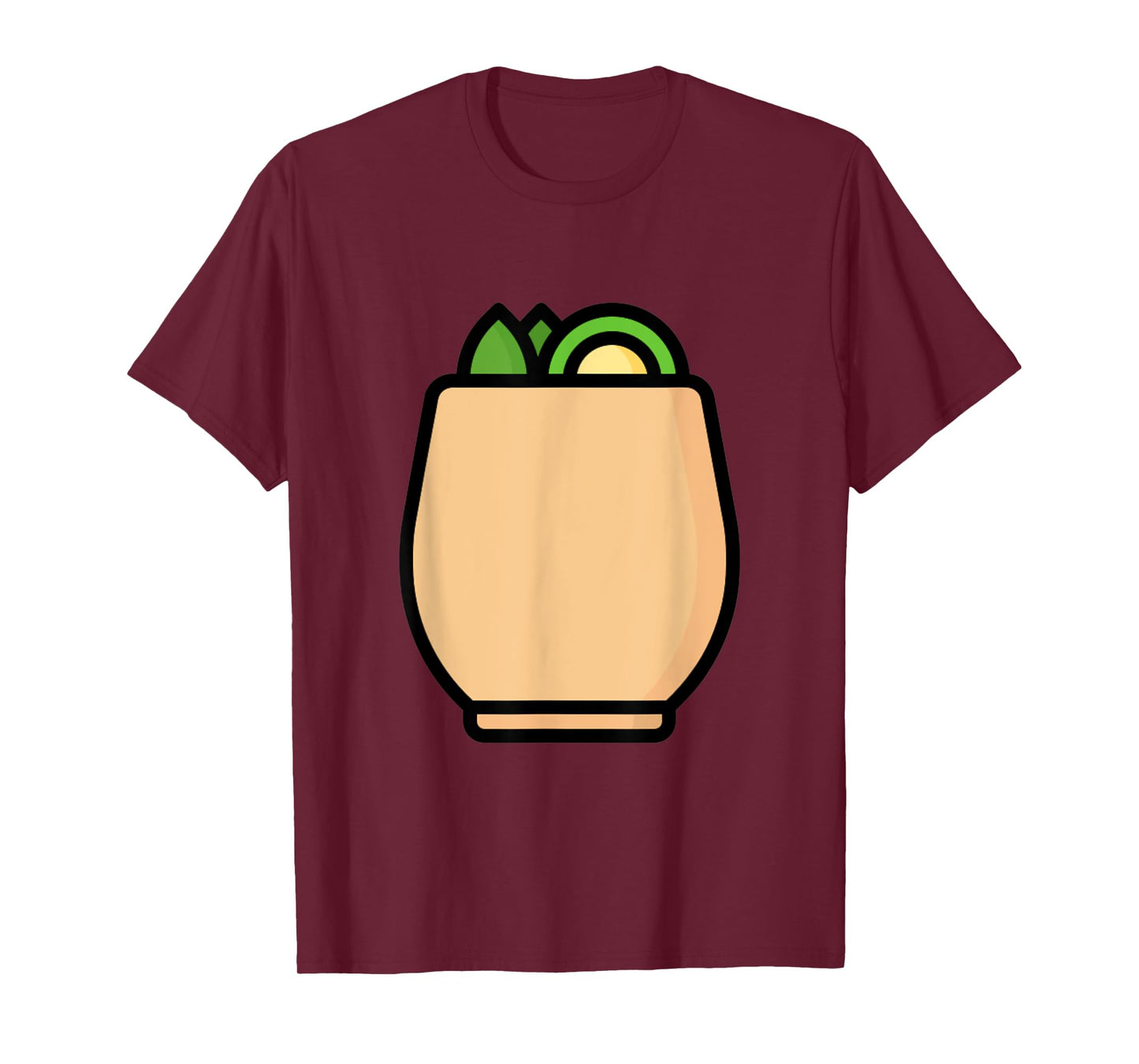 Fun Moscow Mule Cocktail Copper Mug Costume T-Shirt