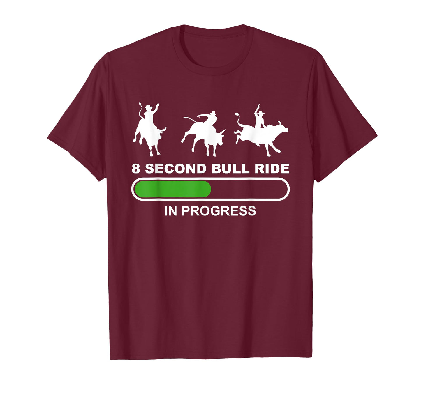 8 Seconds Bull Riding Rodeo Bull Rider T-Shirt