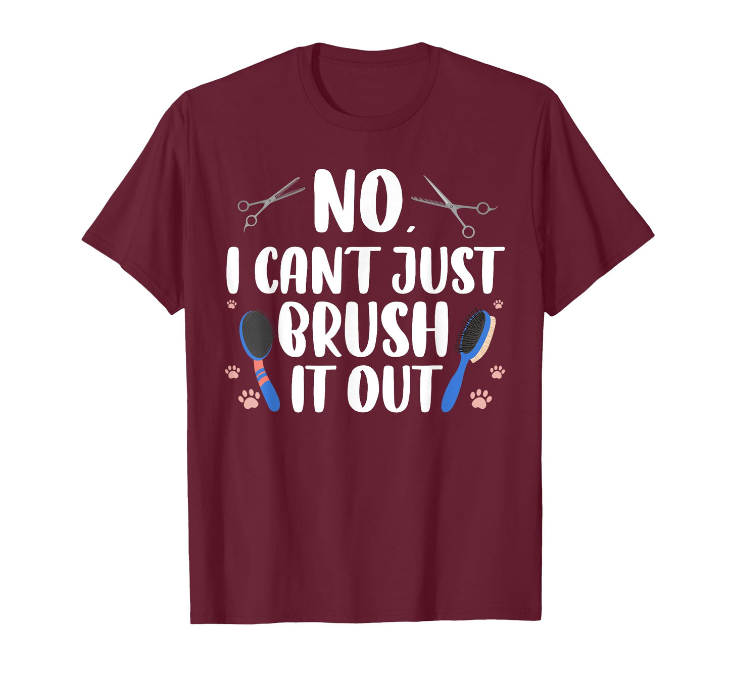 Funny Dog Groomer Art For Men Women Dog Grooming Pet Groomer T-Shirt