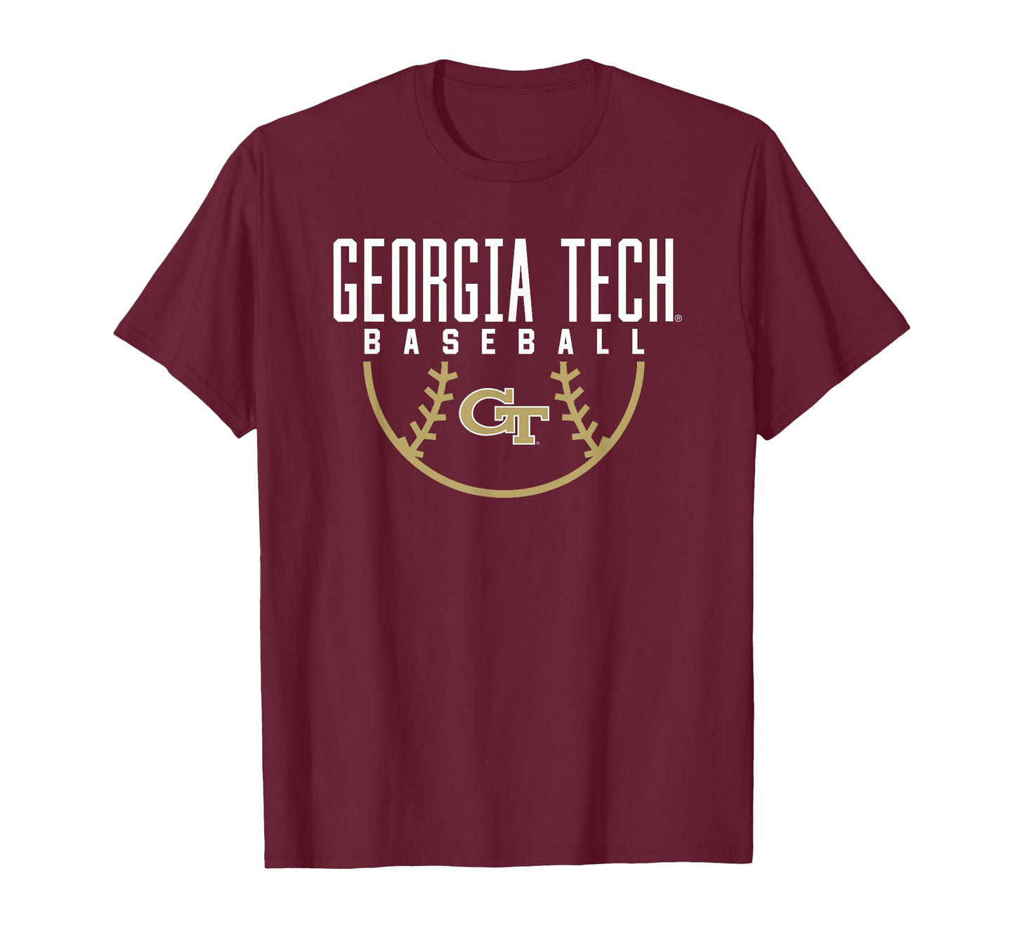 Georgia Tech Yellow Jackets Baseball Arch T-Shirt