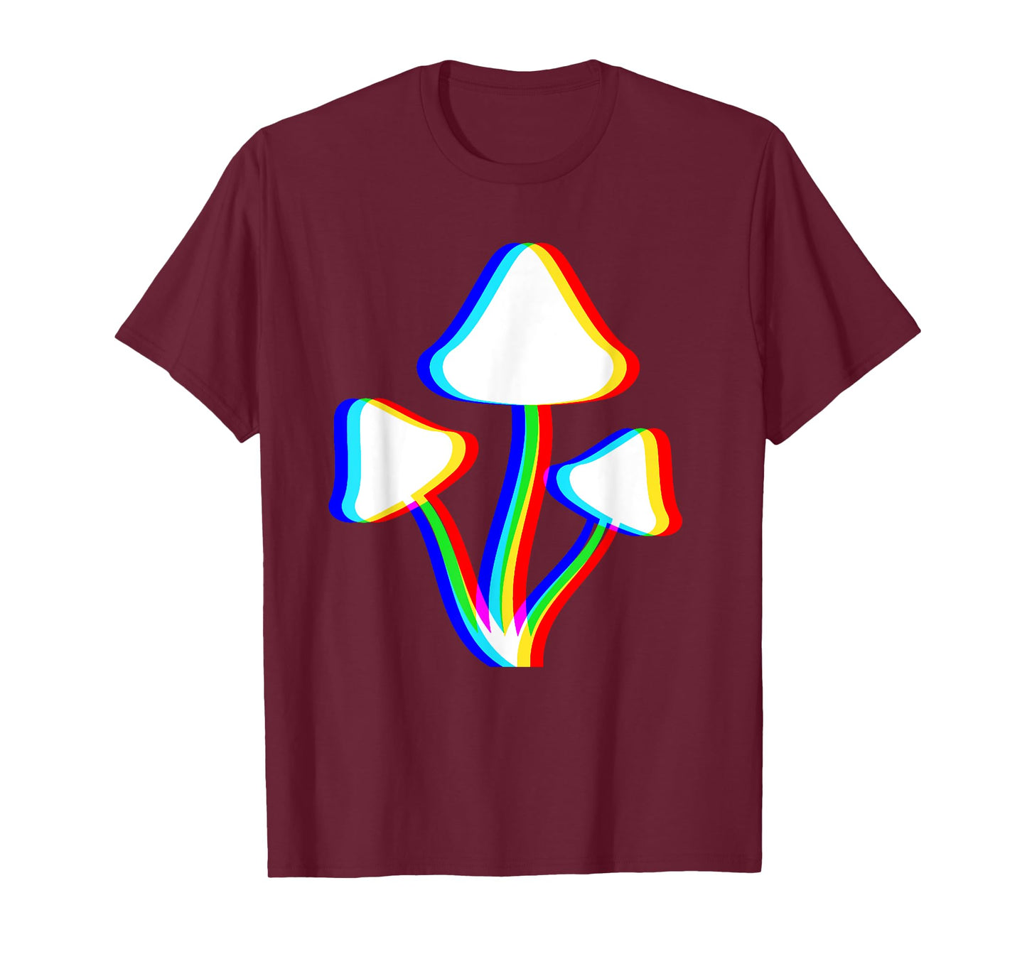 Mushroom Psychedelic EDM Trippy Vaporwave Techno Rave T-Shirt
