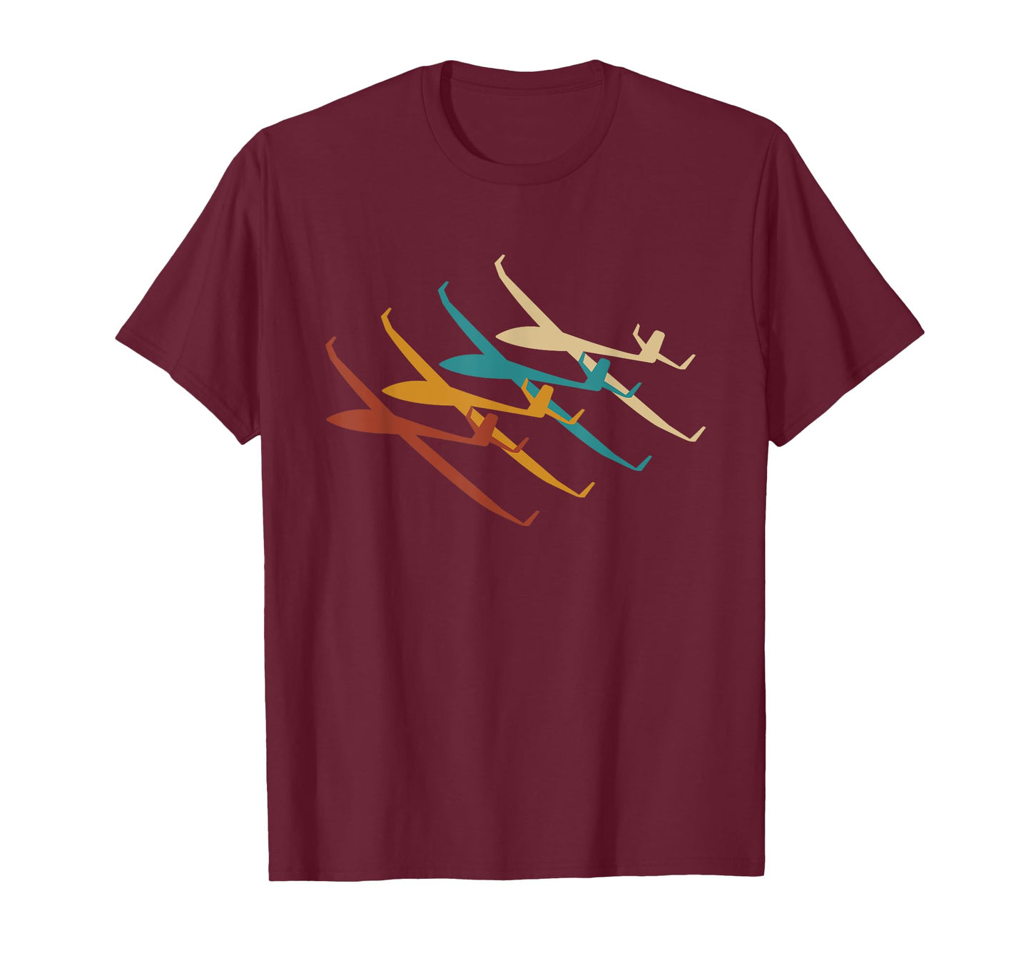 Glider Glider Pilot Retro T-Shirt