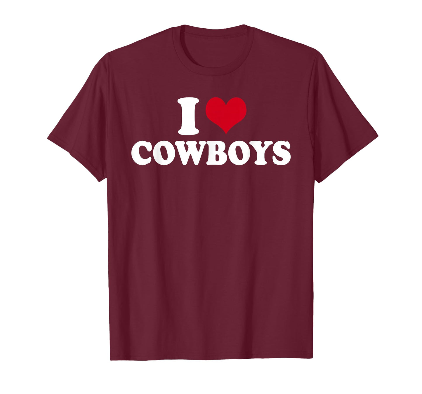 I Love Cowboys T-Shirt