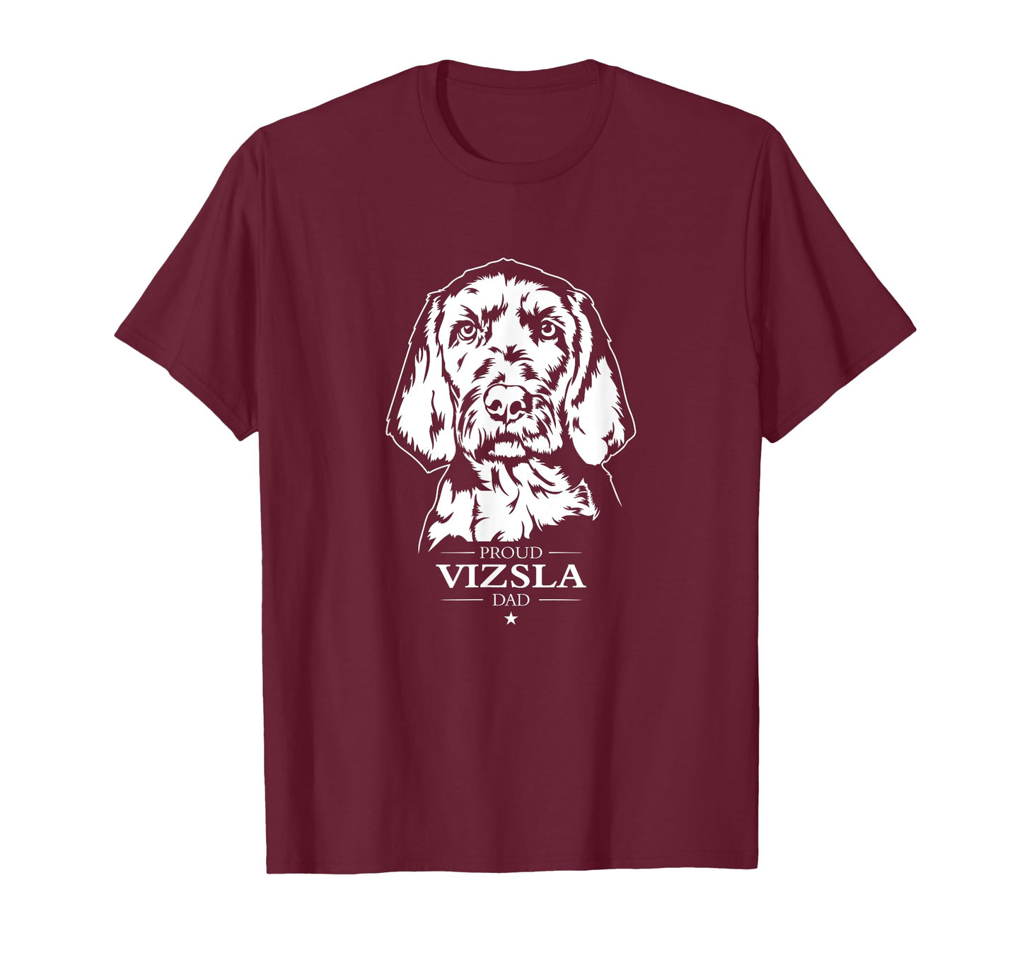 Proud Vizsla dad dog Wirehaired Vizsla Pointer dog T-Shirt