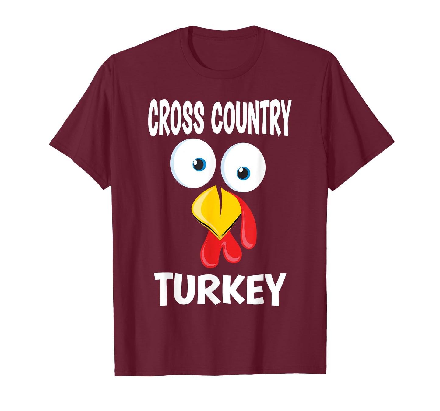 Thanksgiving Cross Country Turkey Funny Pajama T-Shirt