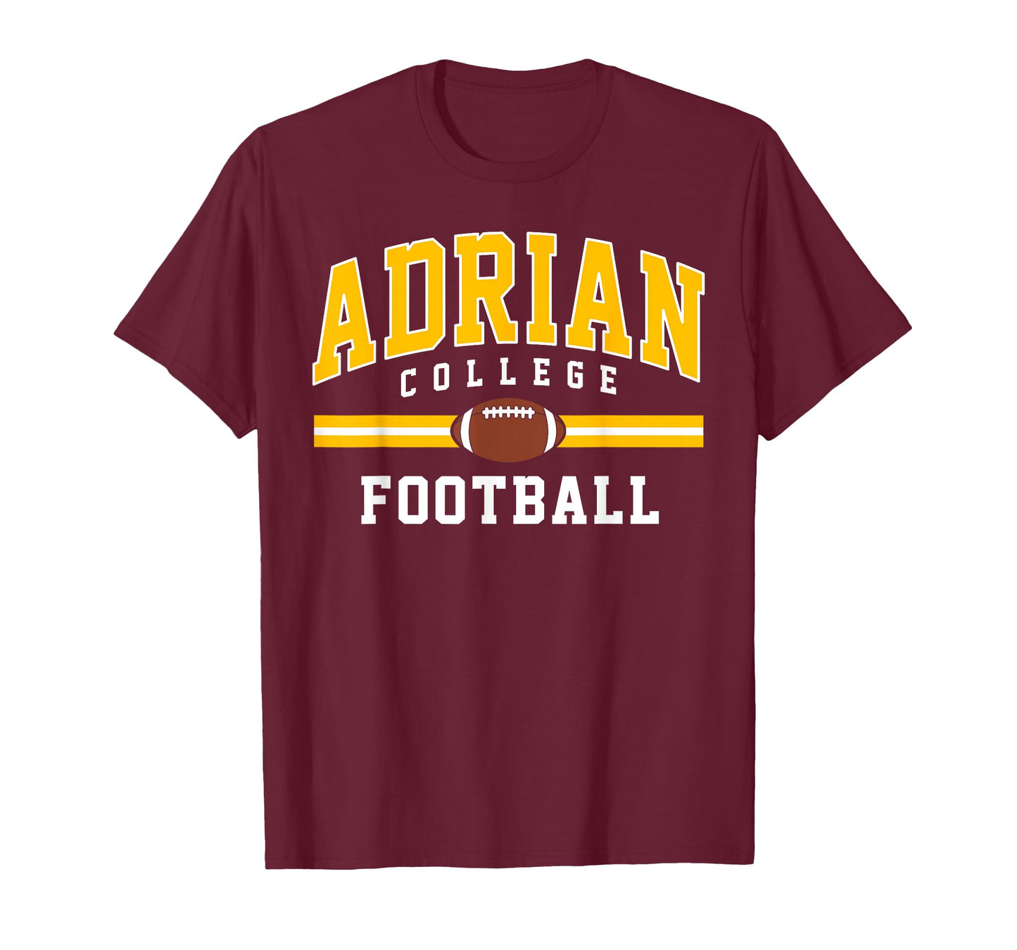 Adrian College Football Arch Vintage Design for Men Women T-Shirt
