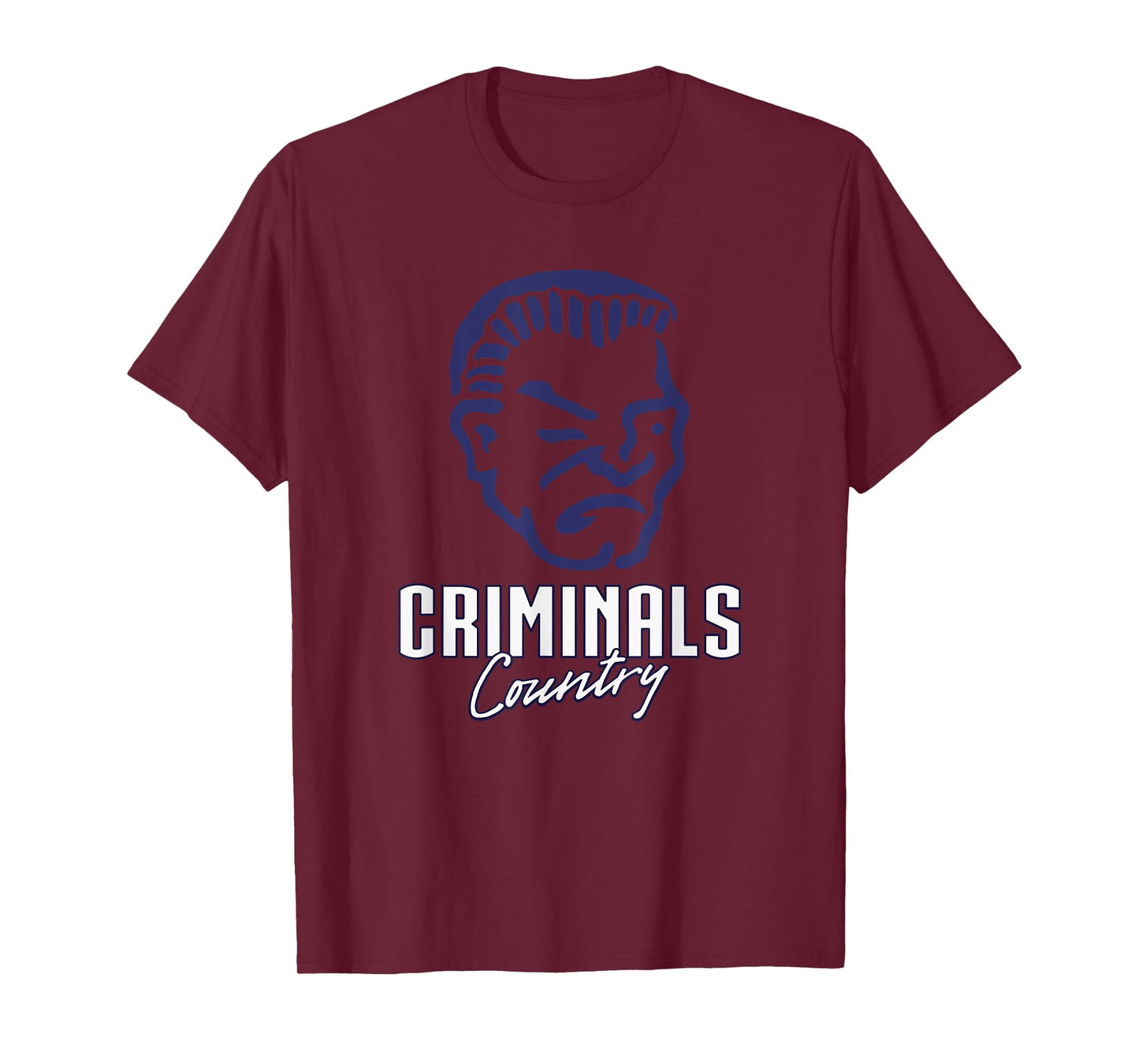 Yuma Criminals Logo Country HS T-Shirt