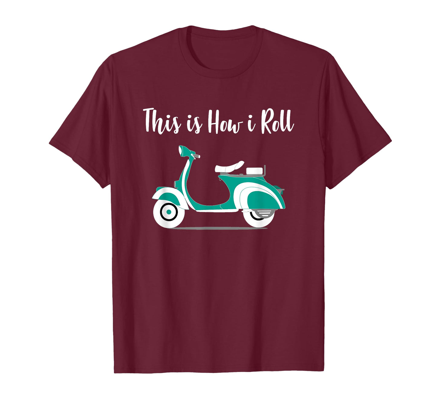 This is How I Roll Vintage Scooter Moped T-Shirt