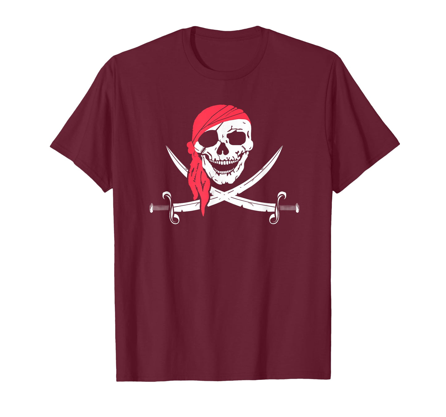Jolly Roger & Calico Jack Halloween Costume Flag Pirate T-Shirt