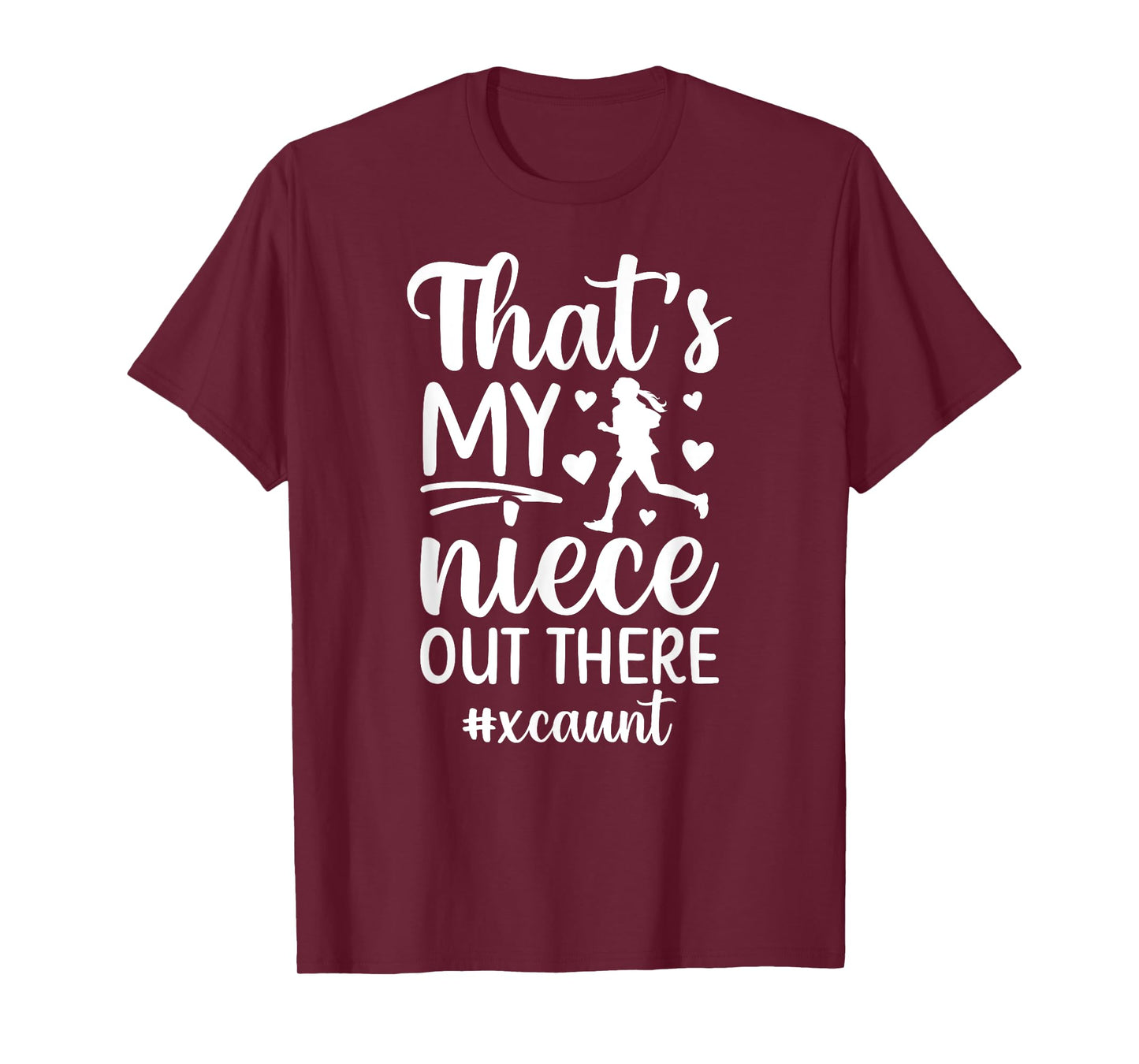 XC Aunt Proud Cross Country Aunt Cross Country Runner Auntie T-Shirt