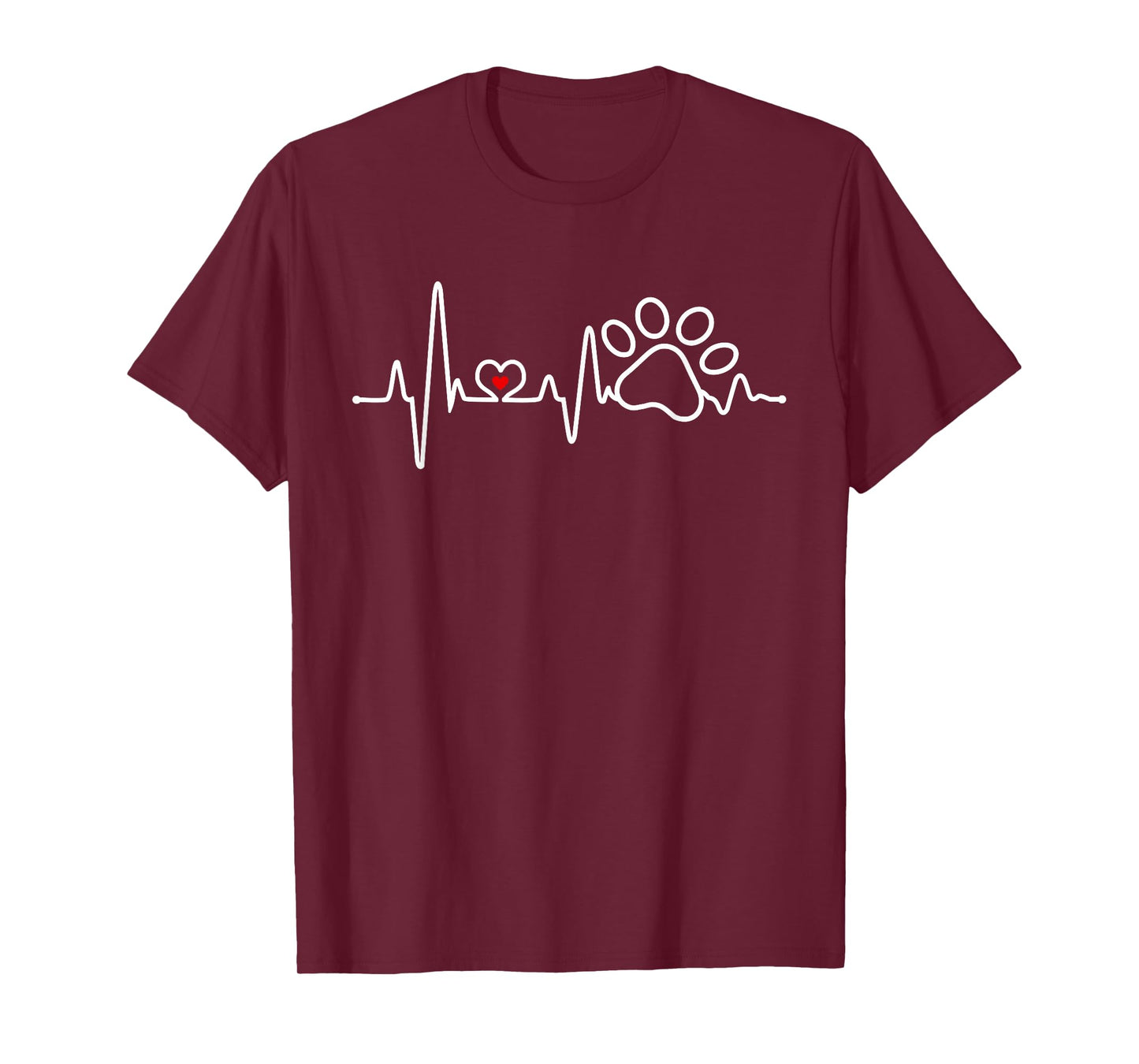 Dog Paw Heartbeat Clothing - Dog Paw T-Shirt