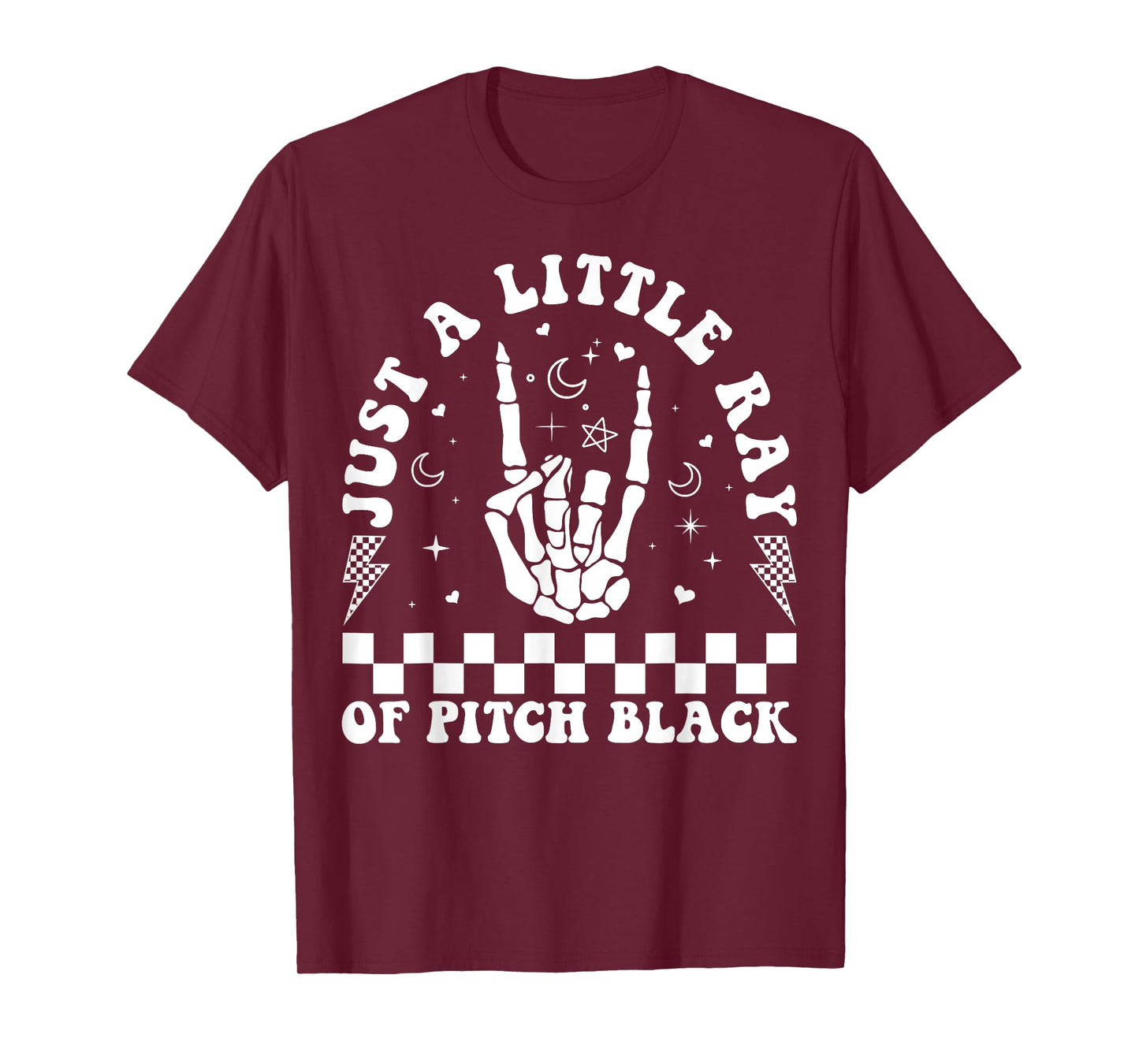 Just A Little Ray Of Pitch Black Goth Halloween Gothic Witch T-Shirt