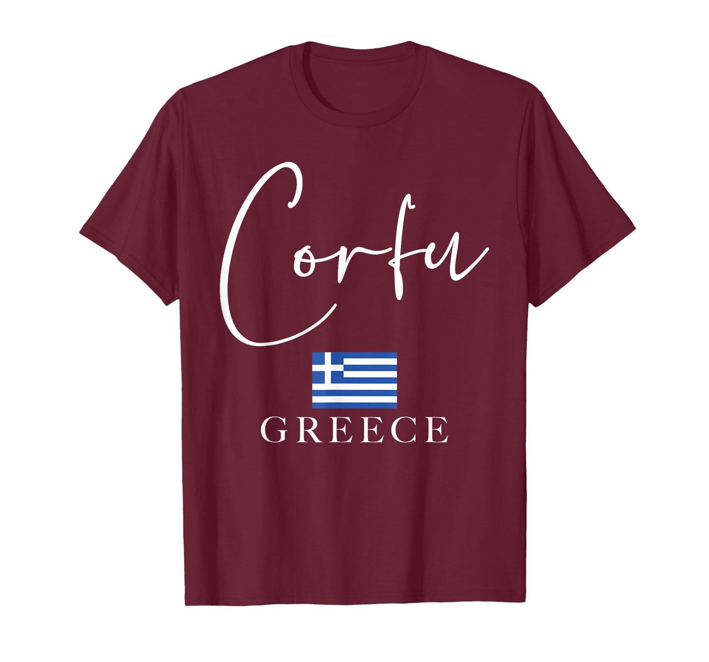 Greece Flag Vacation - Island Corfu T-Shirt