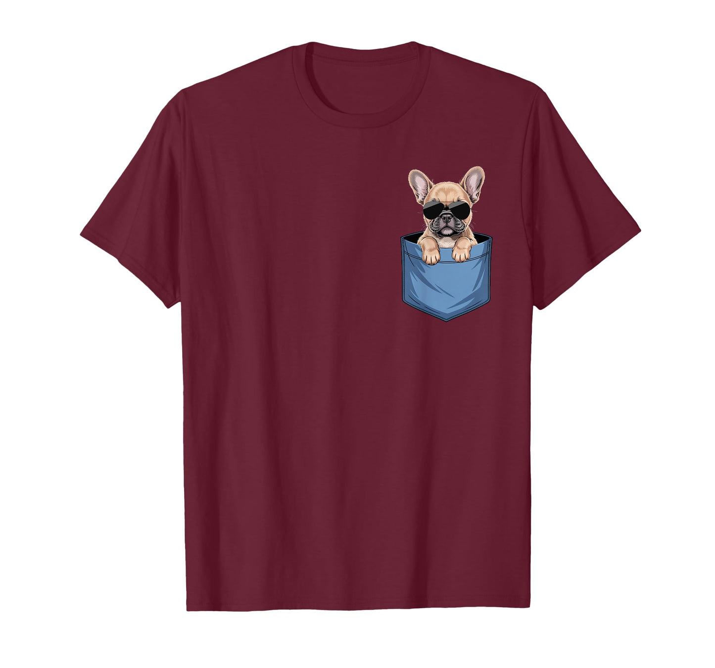 Cute Pocket French Bulldog Lover Frenchie Dog Mom T-Shirt