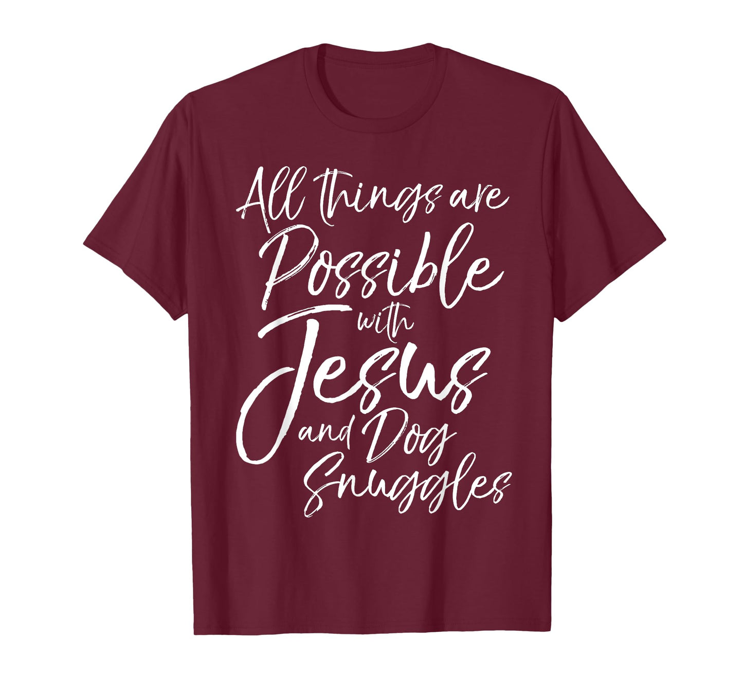 Cute Christian Dog Shirt Fun Faith in Jesus Shirt Trust God T-Shirt for Men Women