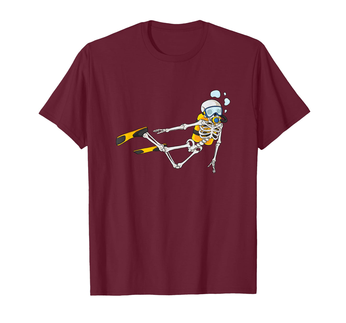 Skeleton Scuba Diver - Scuba Diving Underwater Ocean T-Shirt
