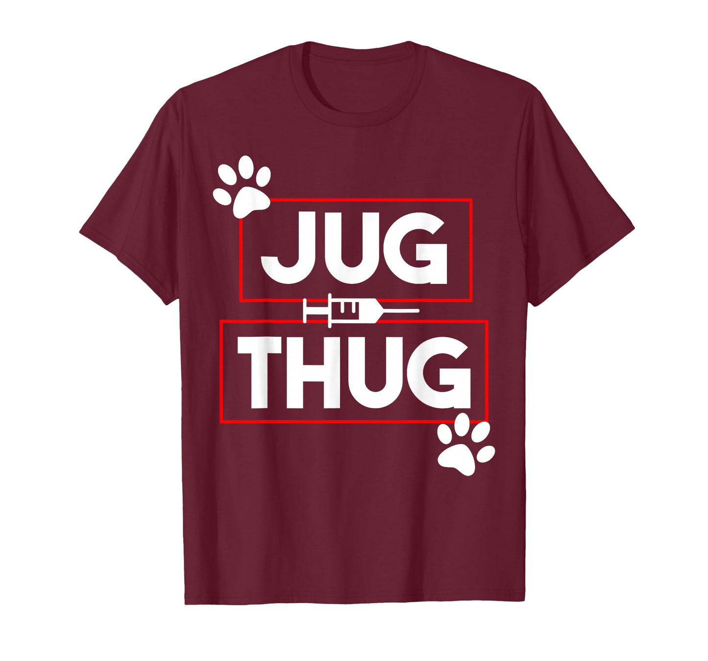 Funny Vet Tech Jug Thug Blood Draw Gifts T-Shirt