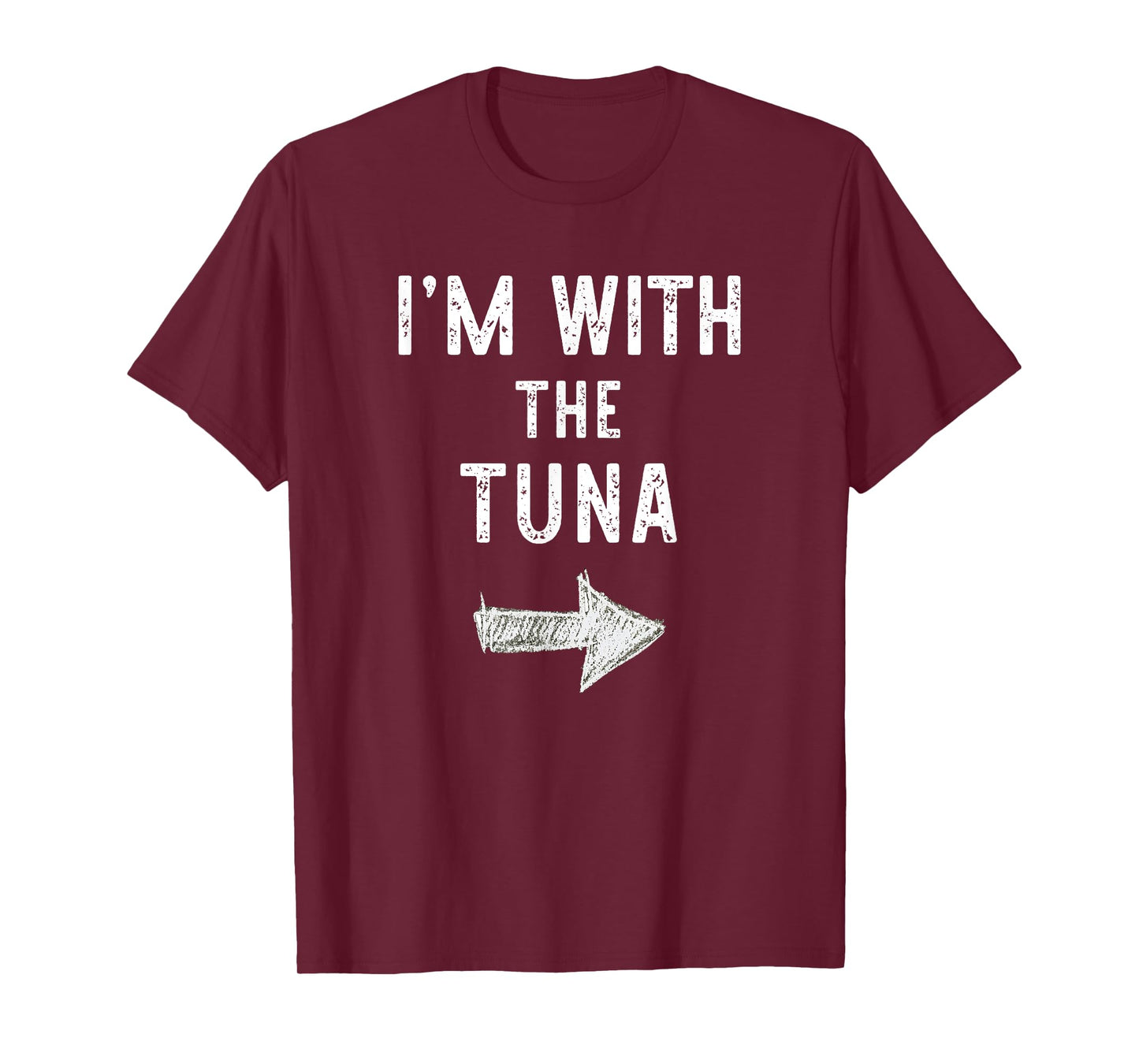 I'm With The Tuna Costume Halloween Matching Couple T-Shirt
