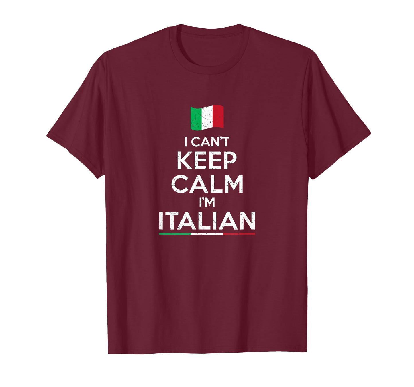 I can't keep calm I'm italian t-shirt T-Shirt