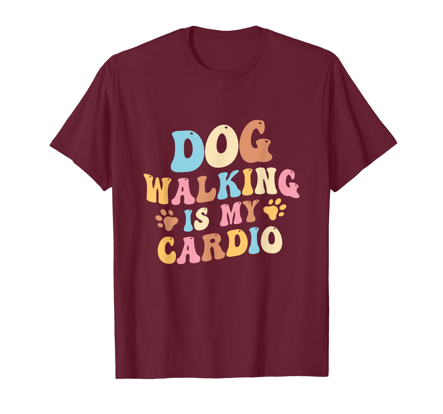 Groovy Dog walking is my cardio T-Shirt for Men Women