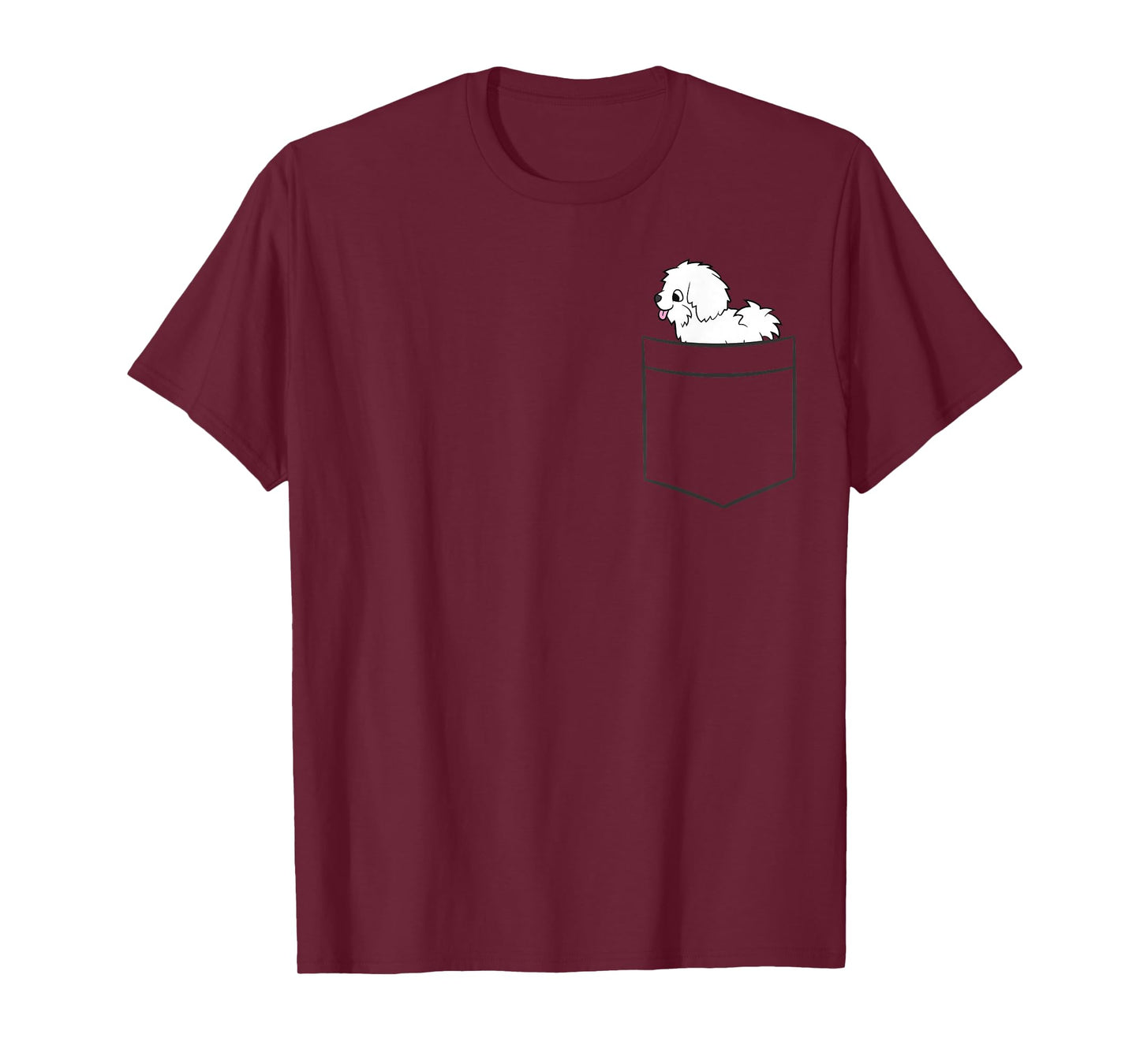 Coton De Tulear Dog In Pocket Funny Coton De Tulear T-Shirt for Men Women Girls Kids