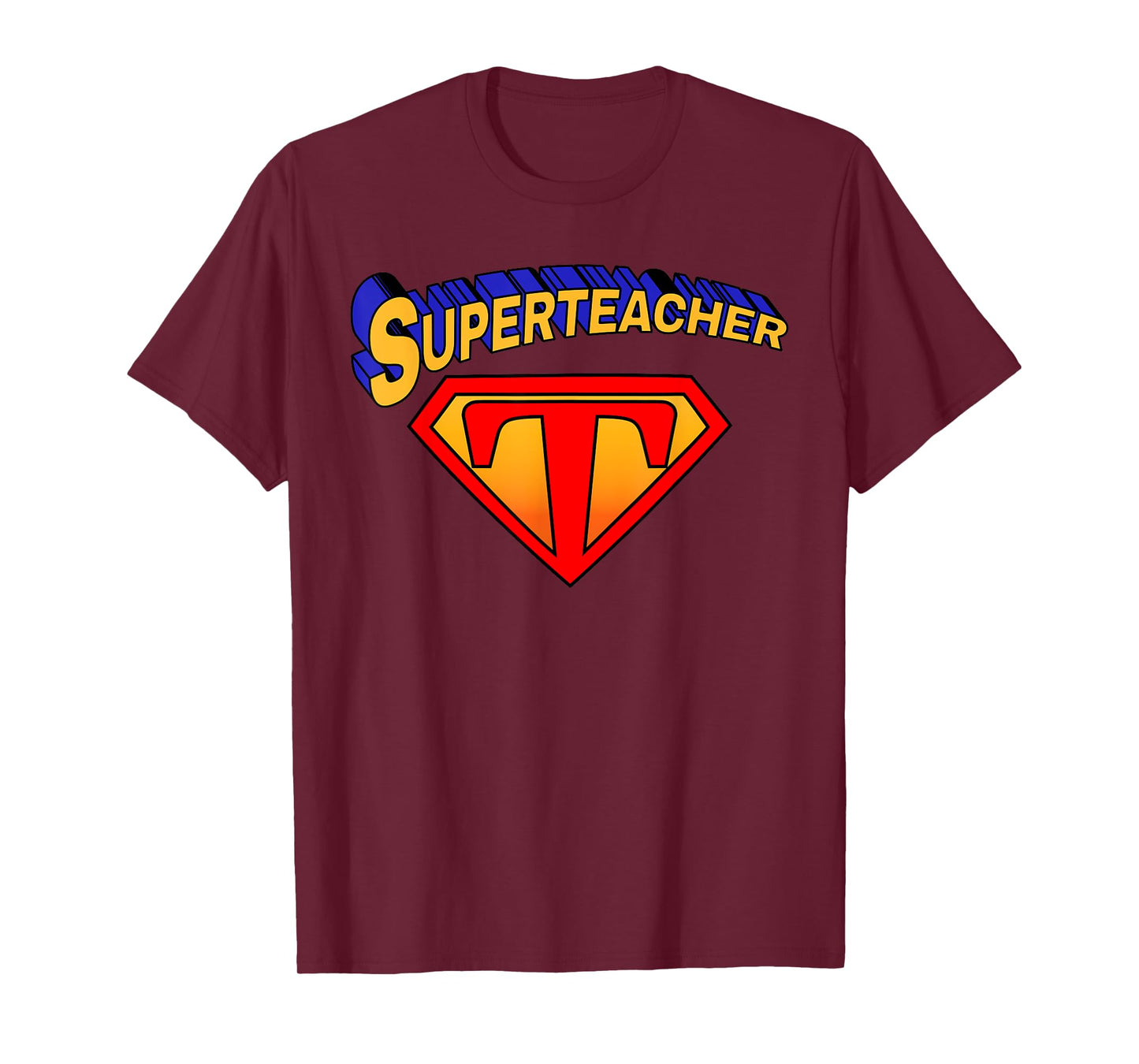 Superteacher Superhero Funny Teacher Gift T-Shirt