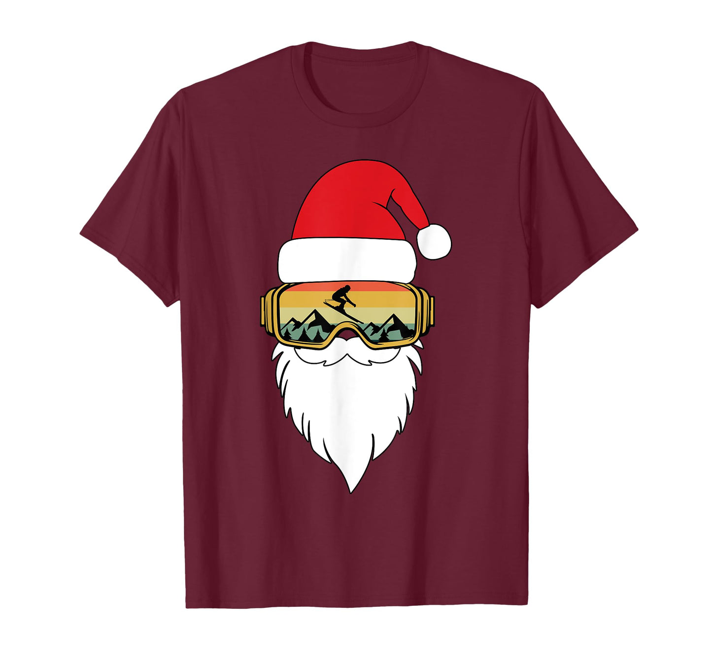 Skiing Christmas Winter Skier Funny Apres Ski T-Shirt