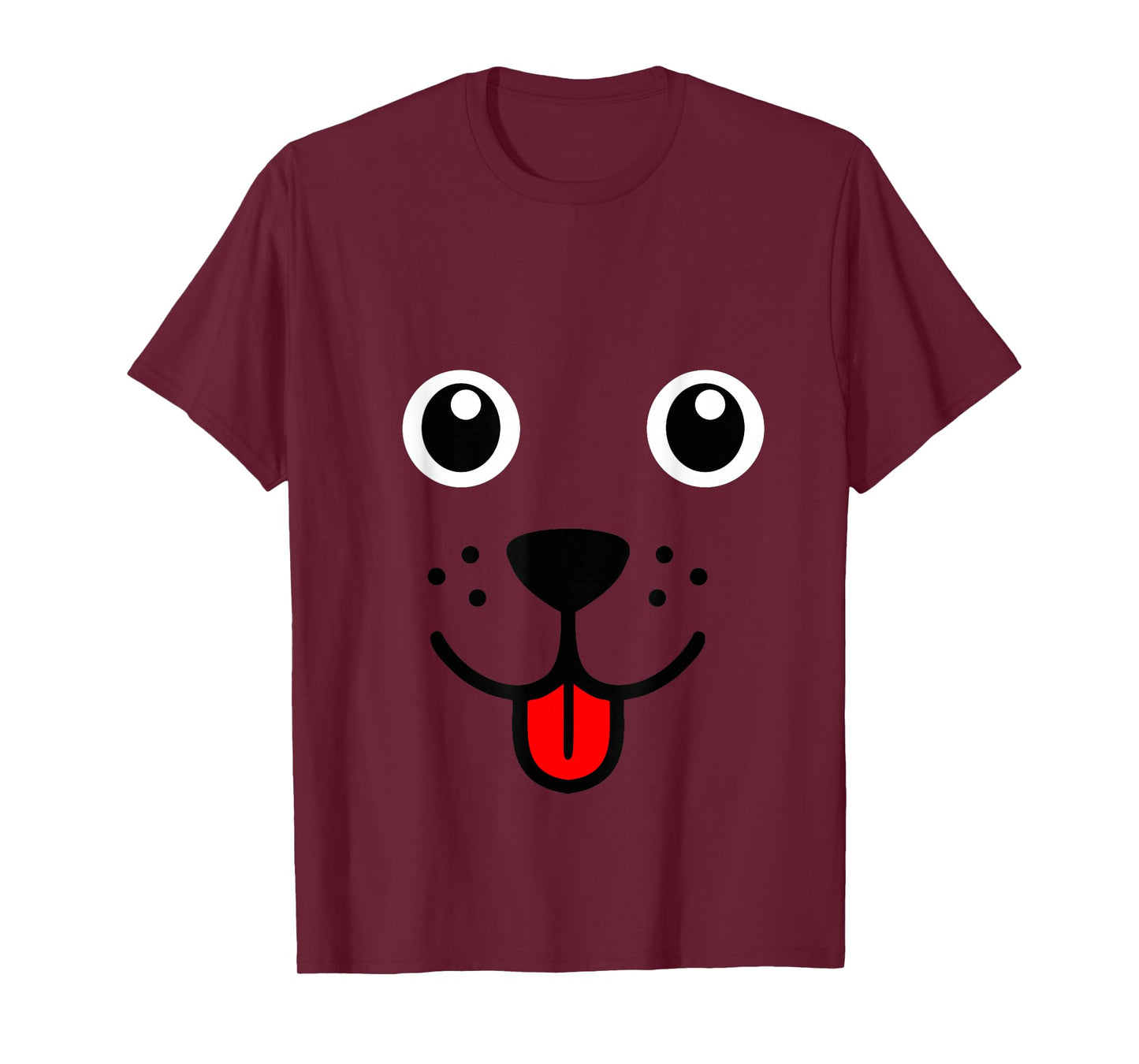Funny Pet Animal Dog Puppy Happy Emoticon Face T-Shirt Gift T-Shirt