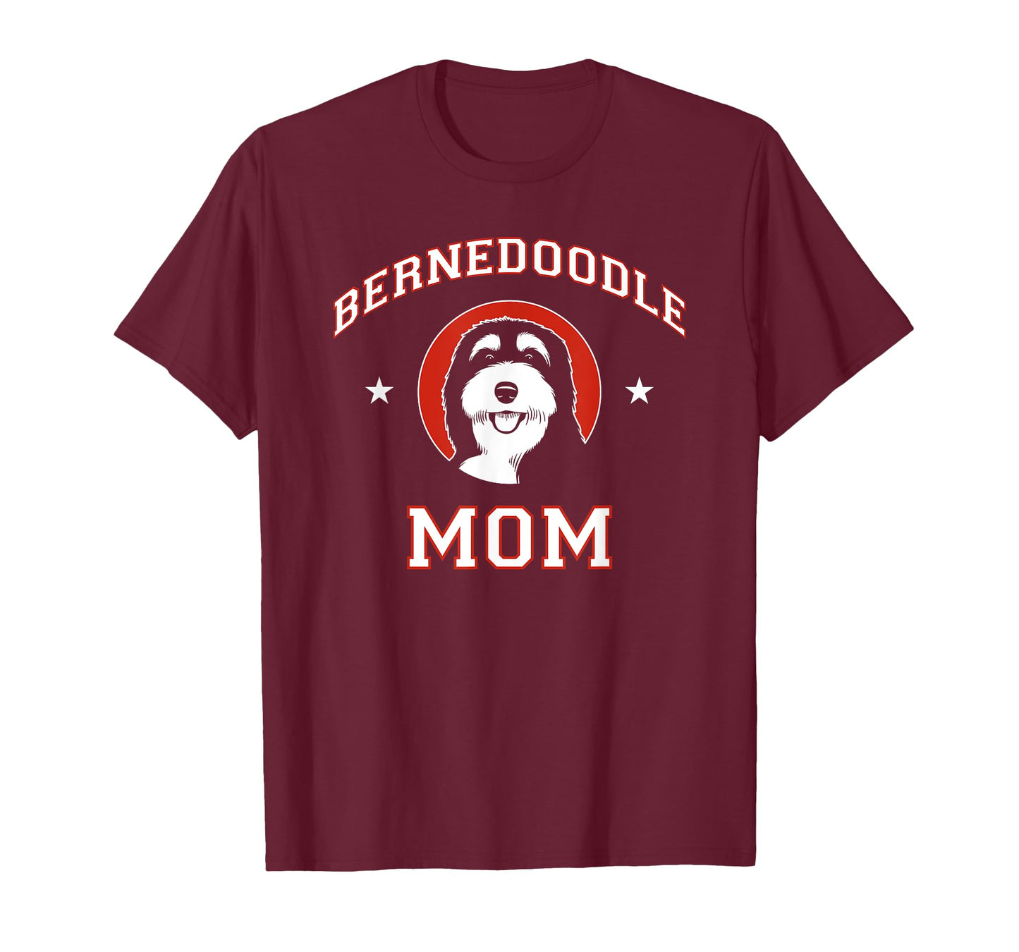 Bernedoodle Mom Dog Mother T-Shirt for Men Women Girls Kids