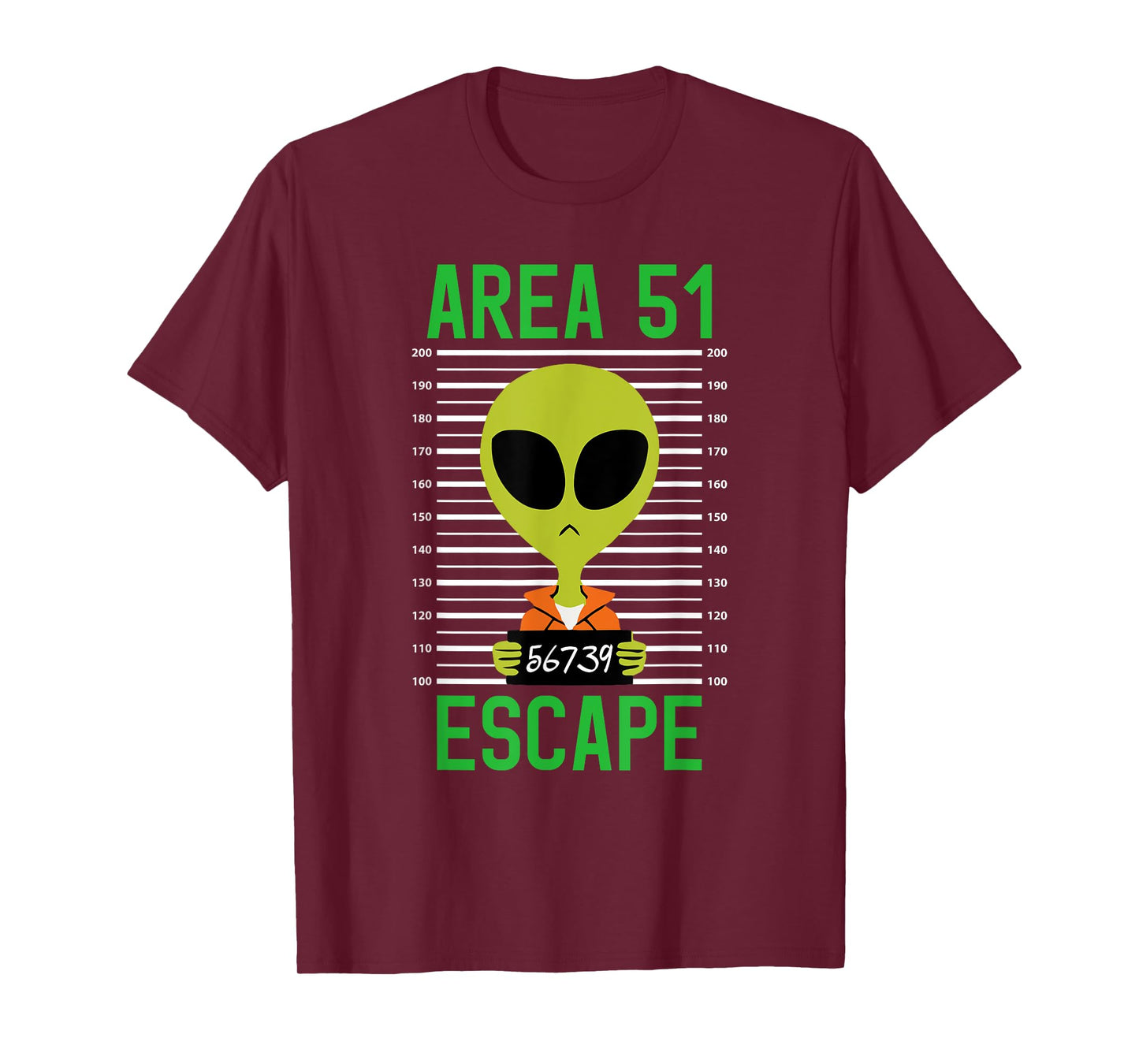 Storm Area 51 Funny Alien Escape Men Women UFO T-Shirt