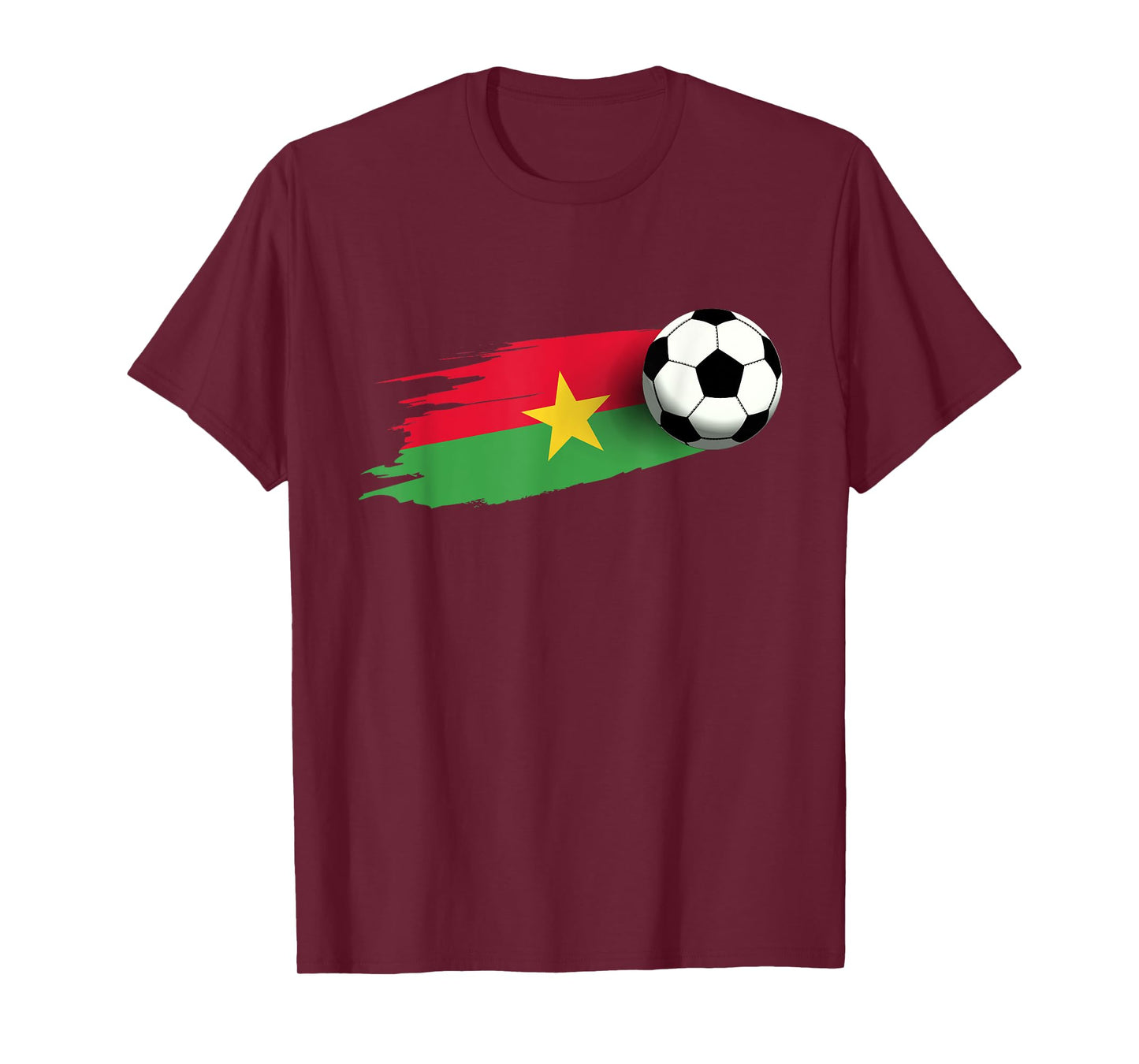Burkina Faso Flag Jersey Burkinese Soccer Team Burkinese T-Shirt