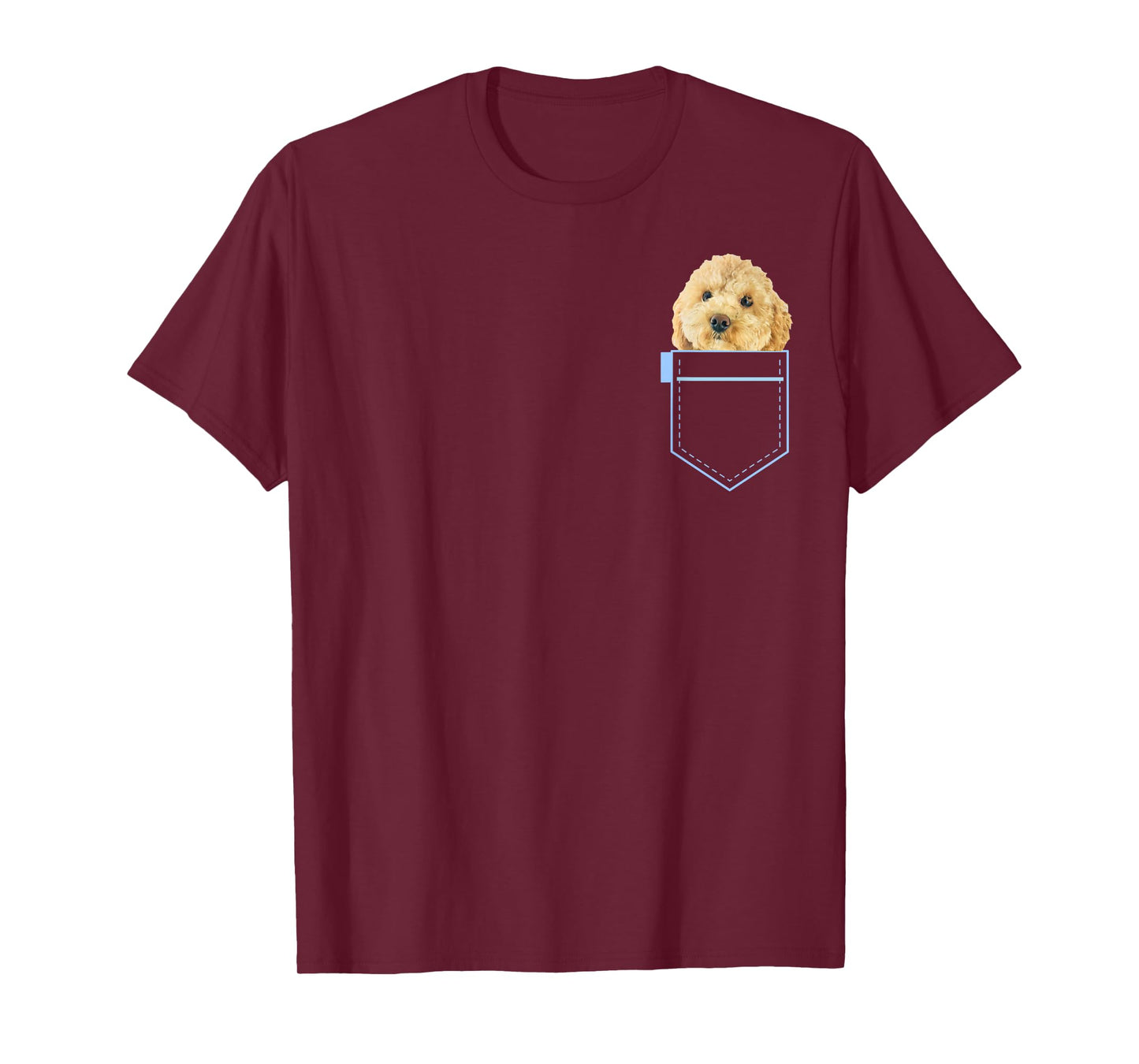 Cavapoo in pocket Puppy Dog Lover Cute Poodle cross gift T-Shirt